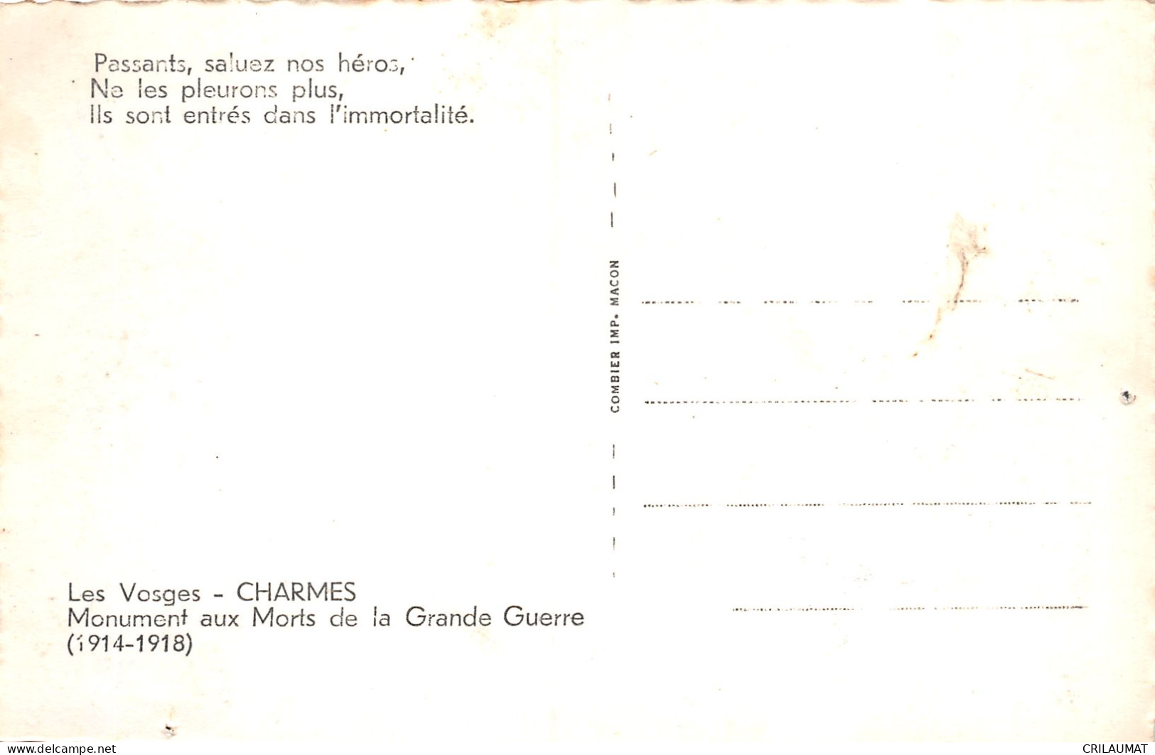 88-CHARMES-N°T5051-B/0367 - Charmes