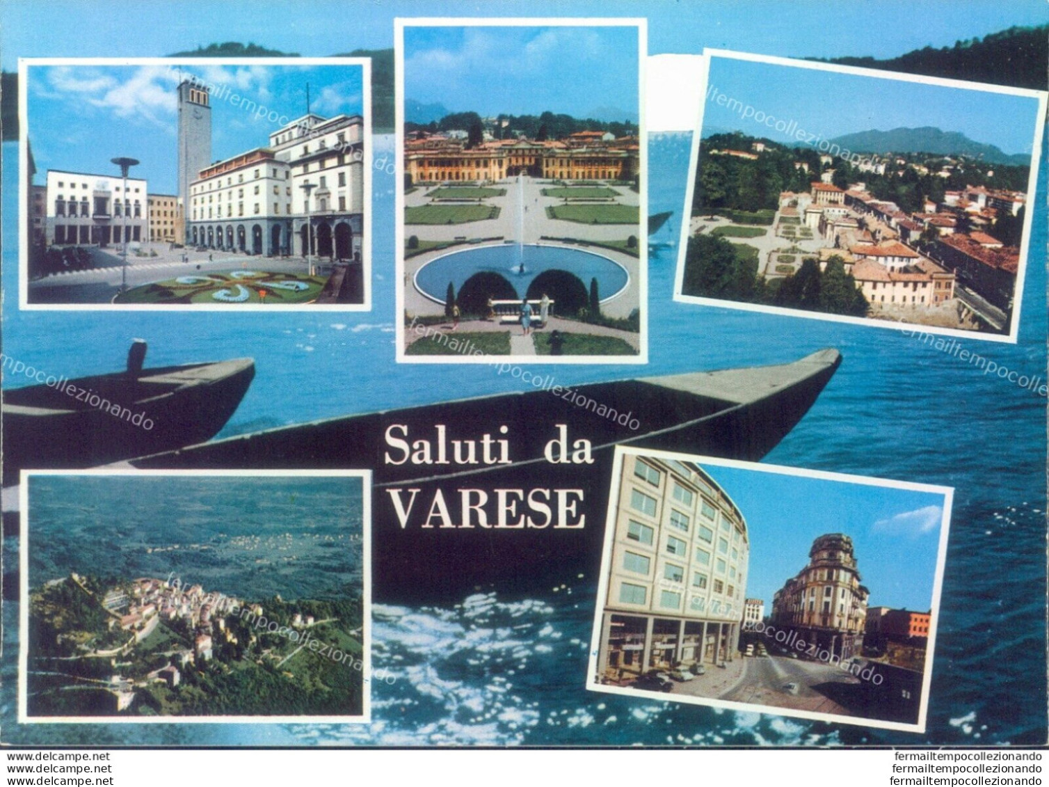 C458 -cartolina  Saluti Da Varese Citta' - Varese