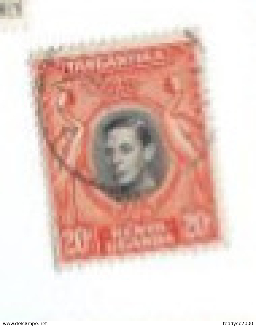 Great Britain,TANGANYIKA,TANGANIKA 1938 King George VI,20C Orange / Black,Oblitérée - Kenya, Ouganda & Tanganyika