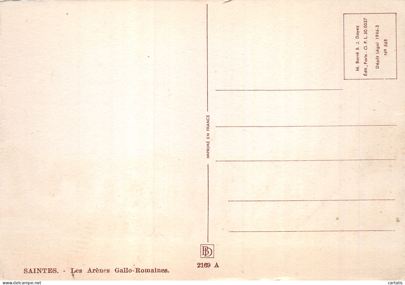 17-SAINTES-N°4241-D/0303 - Saintes