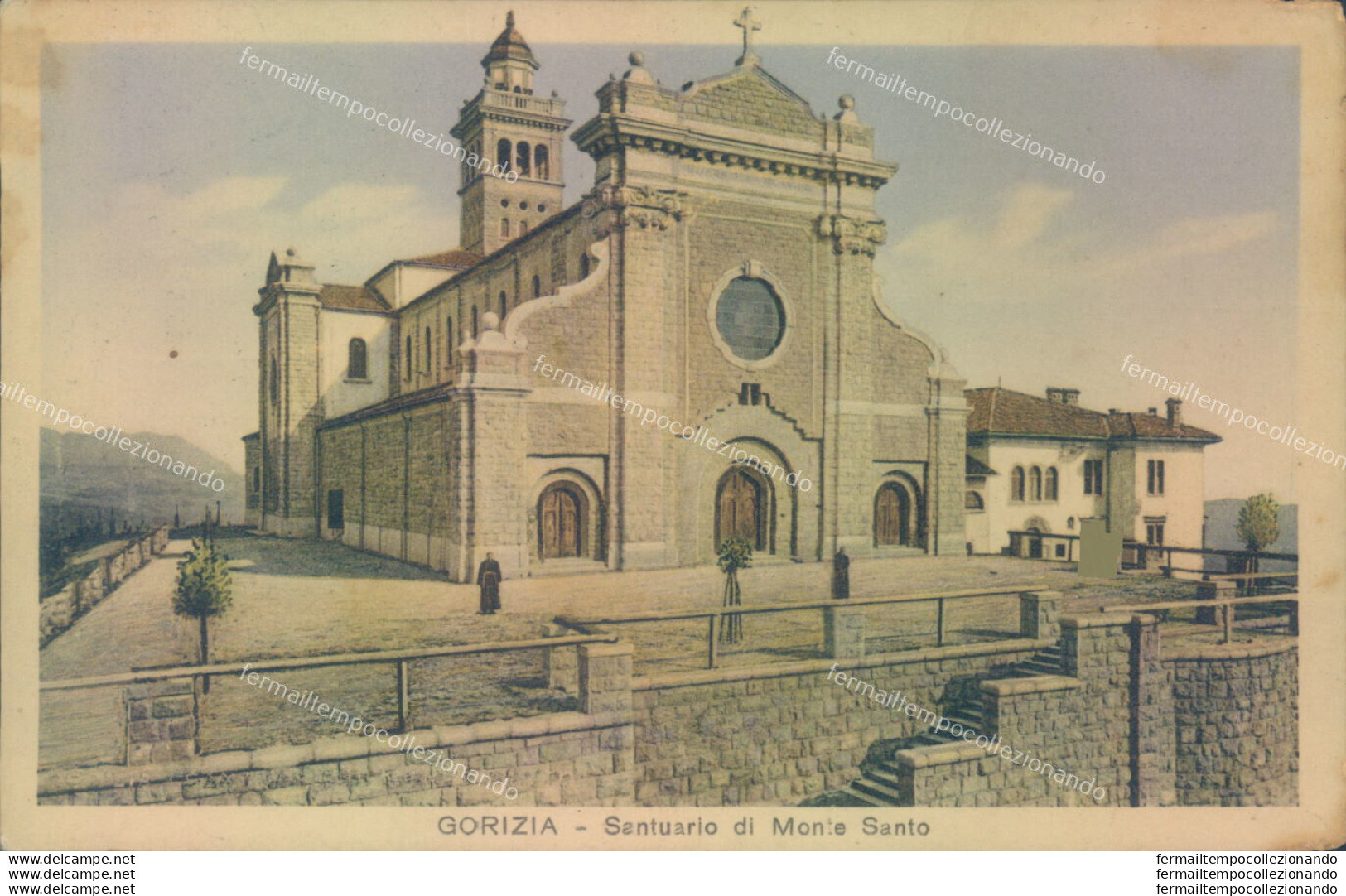 A1816 Cartolina Gorizia Citta' Santuario Di Monte Santo - Gorizia