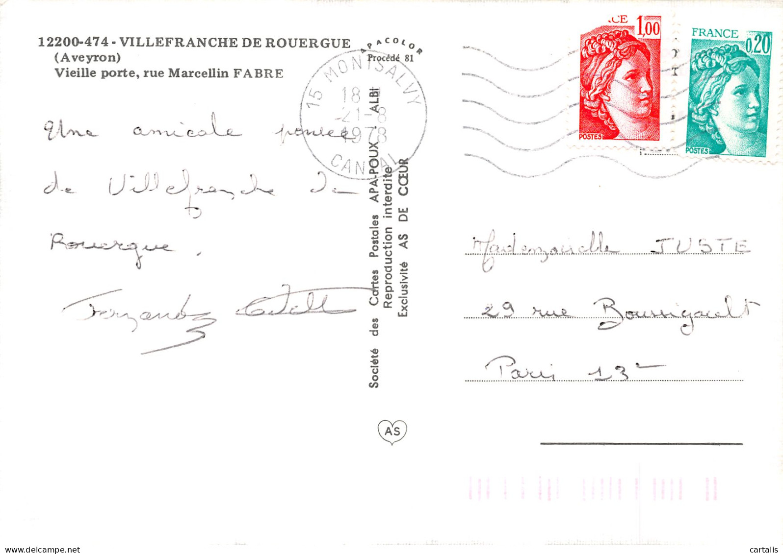 12-VILLEFRANCHE DE ROUERGUE-N°4242-D/0269 - Villefranche De Rouergue