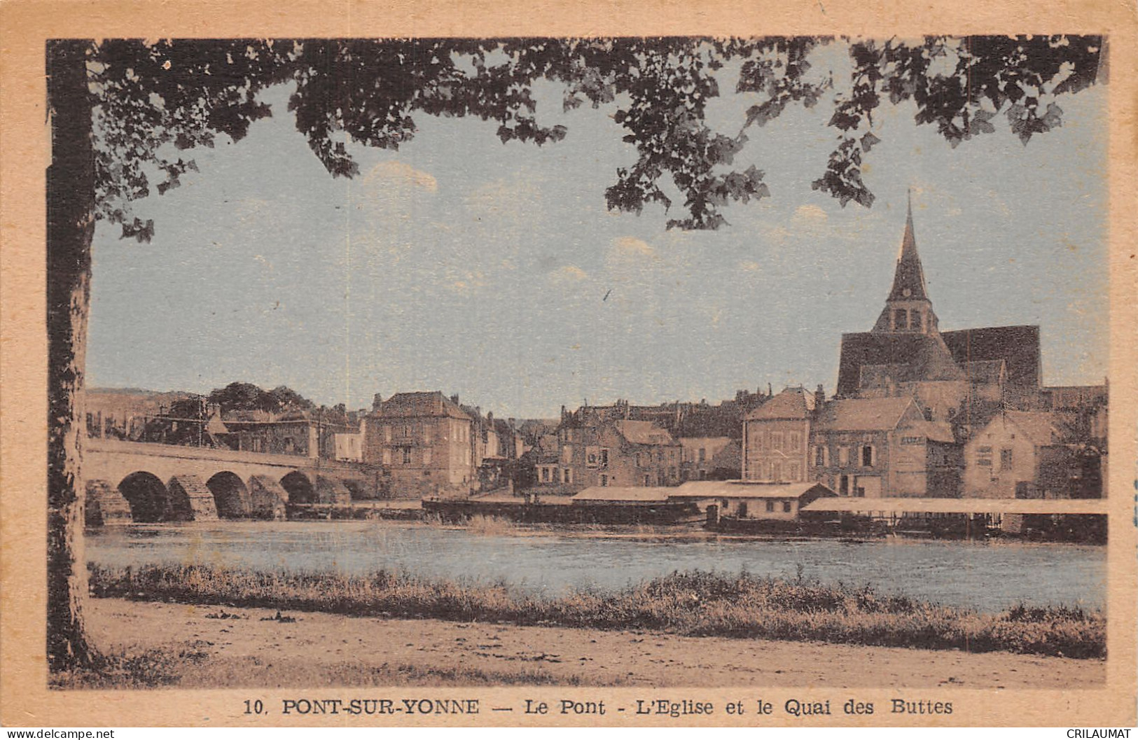 89-PONT SUR YONNE-N°T5052-A/0135 - Pont Sur Yonne