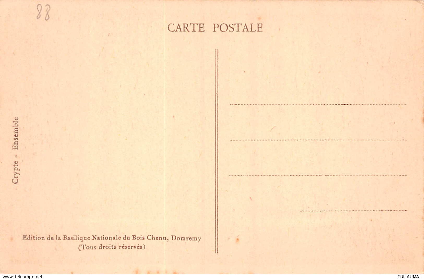 88-DOMREMY-N°T5051-H/0183 - Domremy La Pucelle