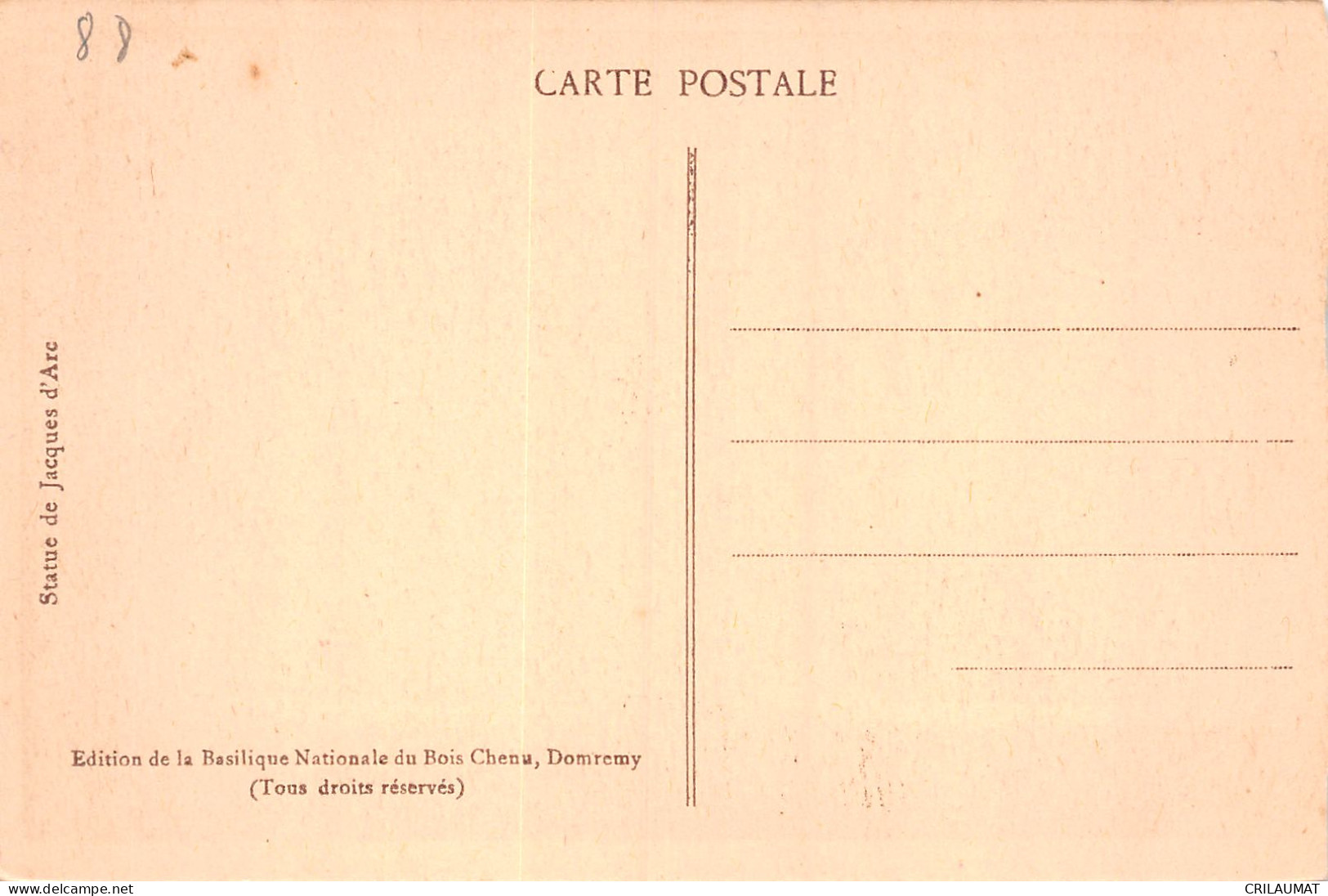 88-DOMREMY-N°T5051-H/0179 - Domremy La Pucelle