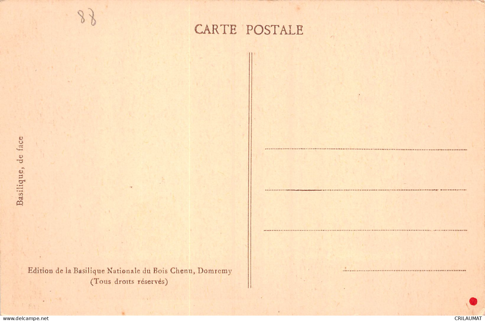 88-DOMREMY-N°T5051-H/0175 - Domremy La Pucelle