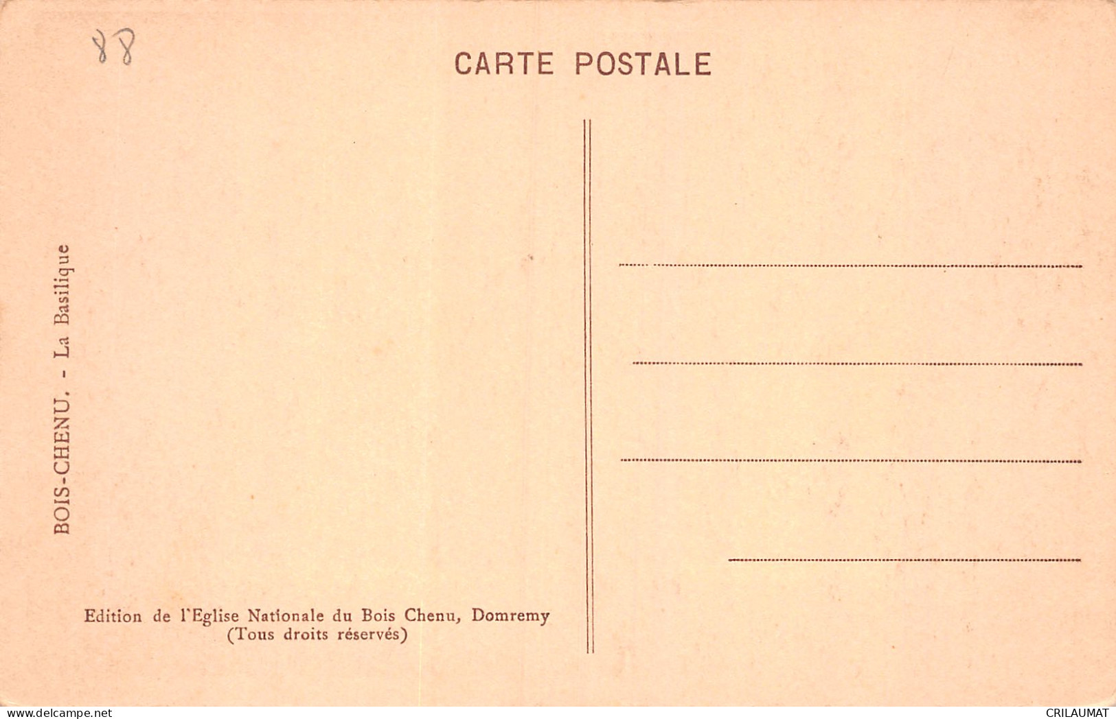 88-DOMREMY-N°T5051-H/0165 - Domremy La Pucelle