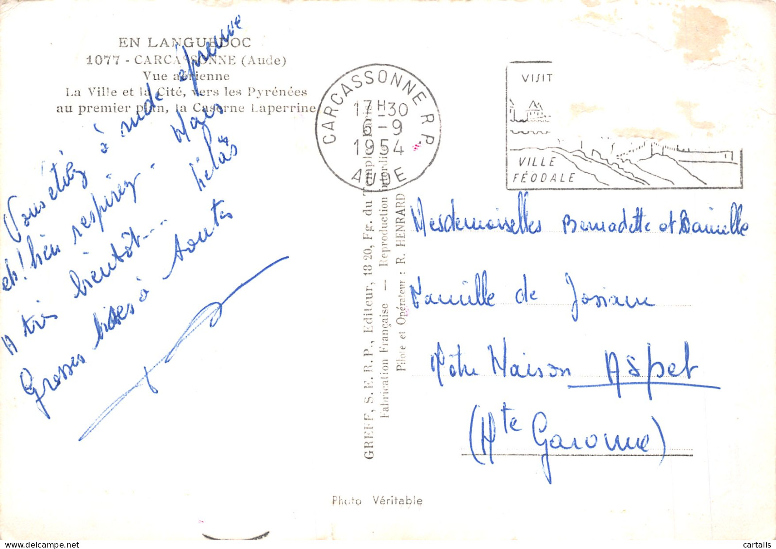 11-CARCASSONNE-N°4243-A/0355 - Carcassonne