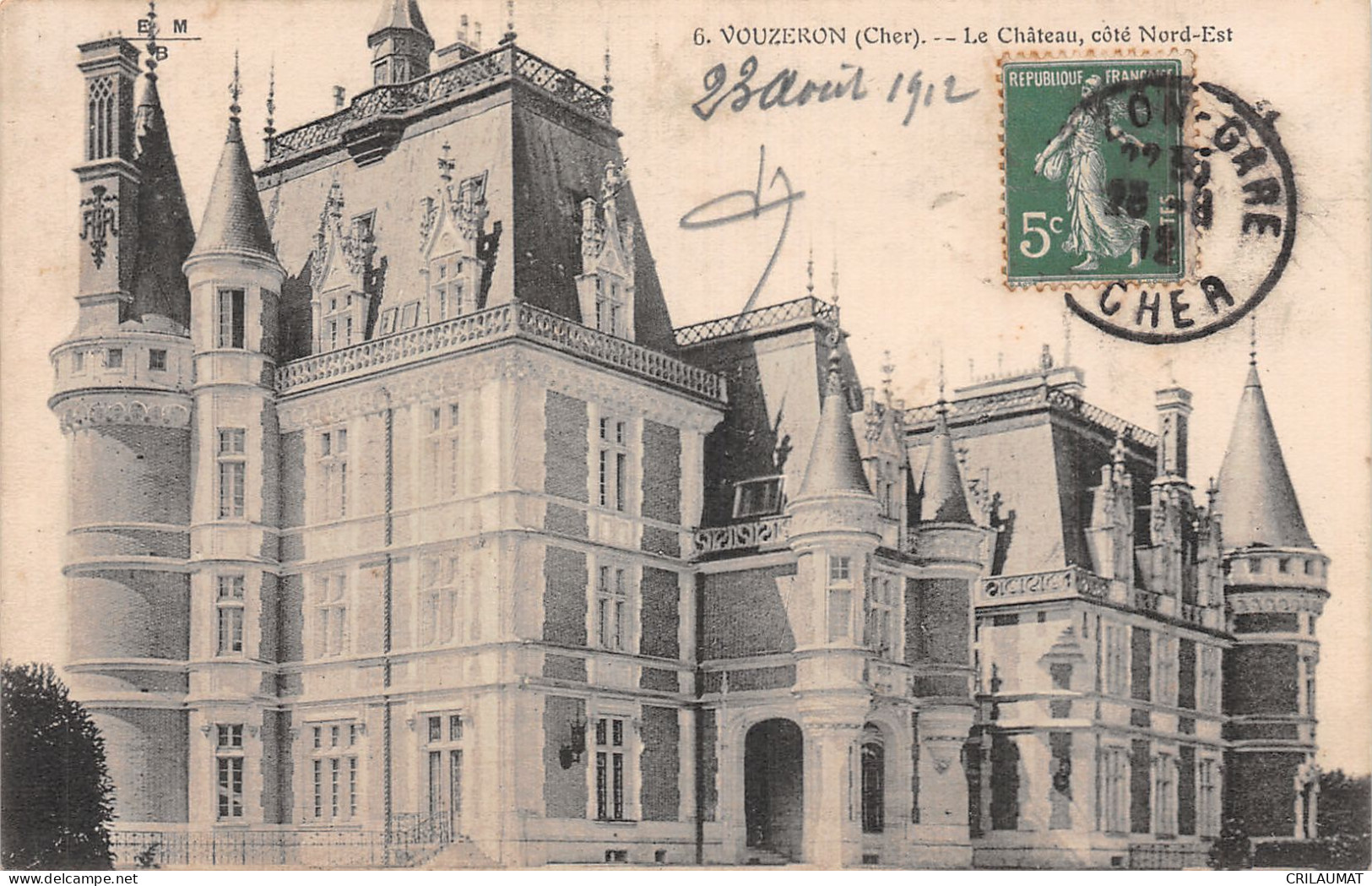 18-VOUZERON LE CHATEAU-N°T5052-C/0149 - Vouzeron