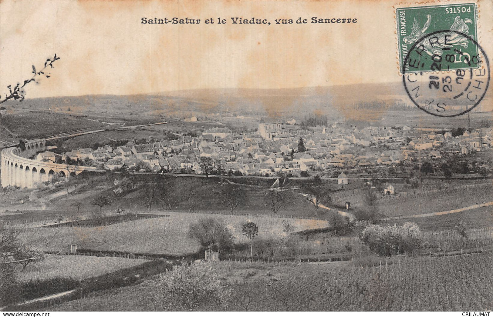 18-SAINT SATUR ET LE VIADUC-N°T5052-B/0353 - Saint-Satur