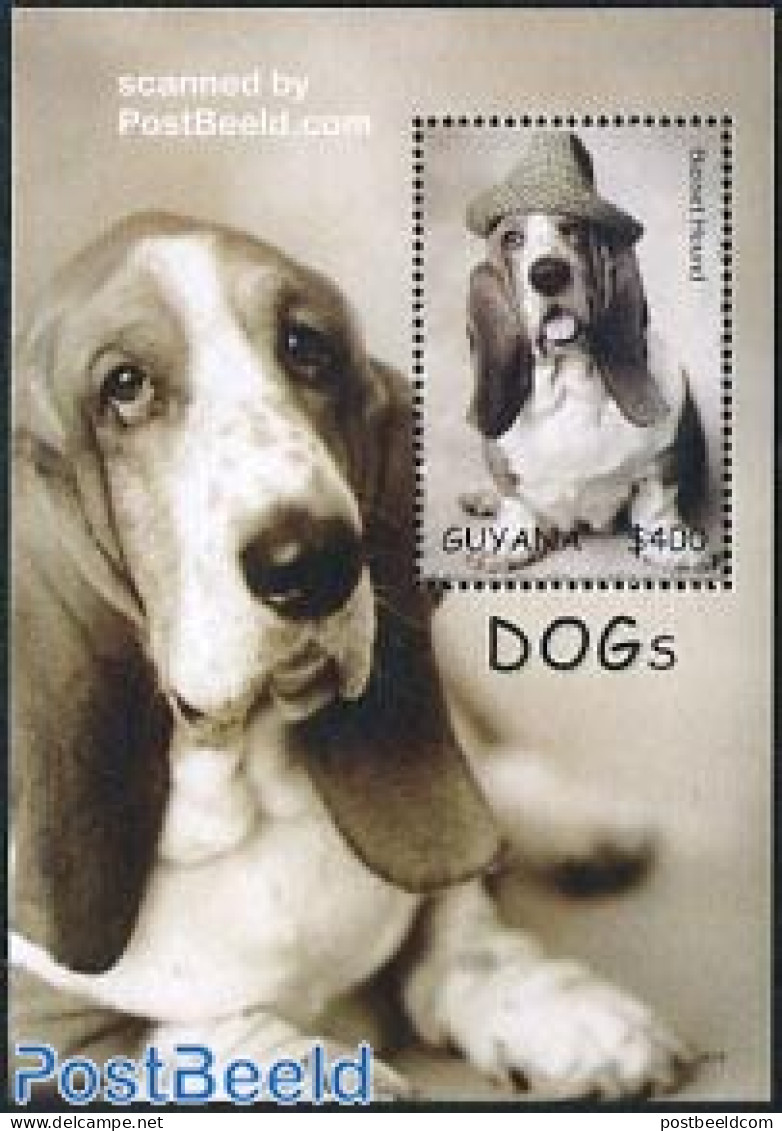 Guyana 2007 Dogs S/s, Basset Hound, Mint NH, Nature - Dogs - Guyana (1966-...)