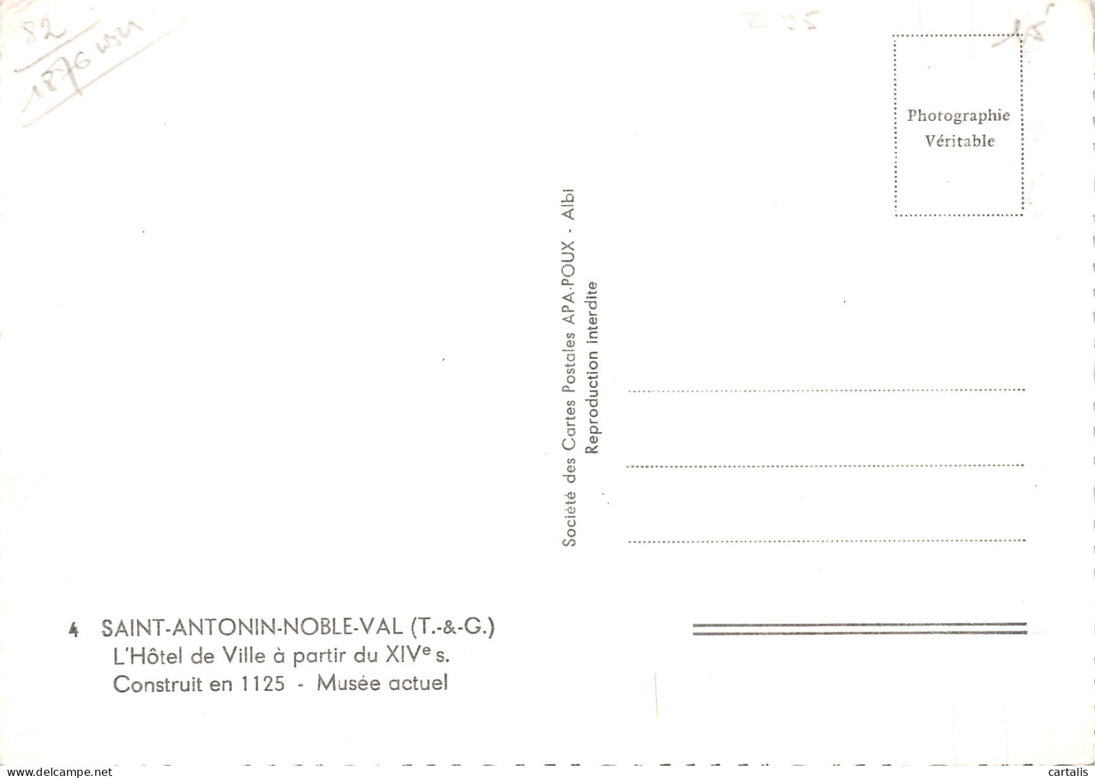 82-SAINT ANTONIN NOBLE VAL-N°4243-C/0277 - Saint Antonin Noble Val