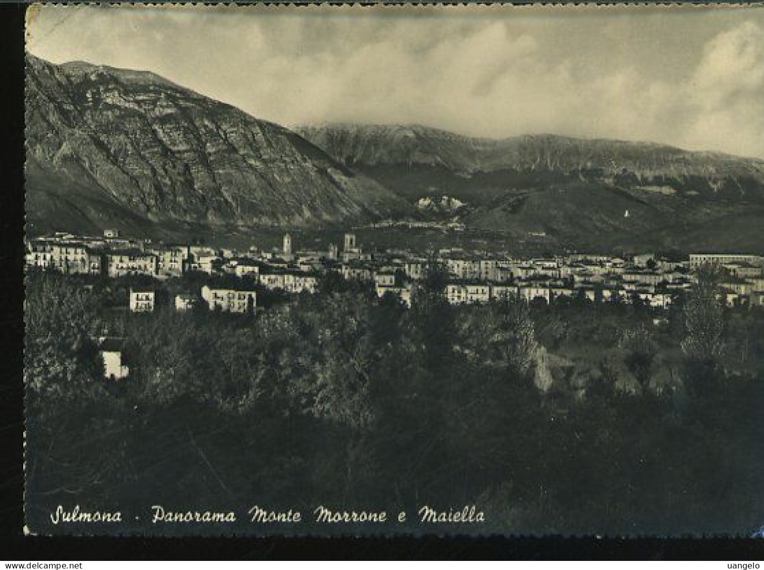 AB497 SULMONA - PANORAMA MONTE MORRONE E MAIELLA - Altri & Non Classificati