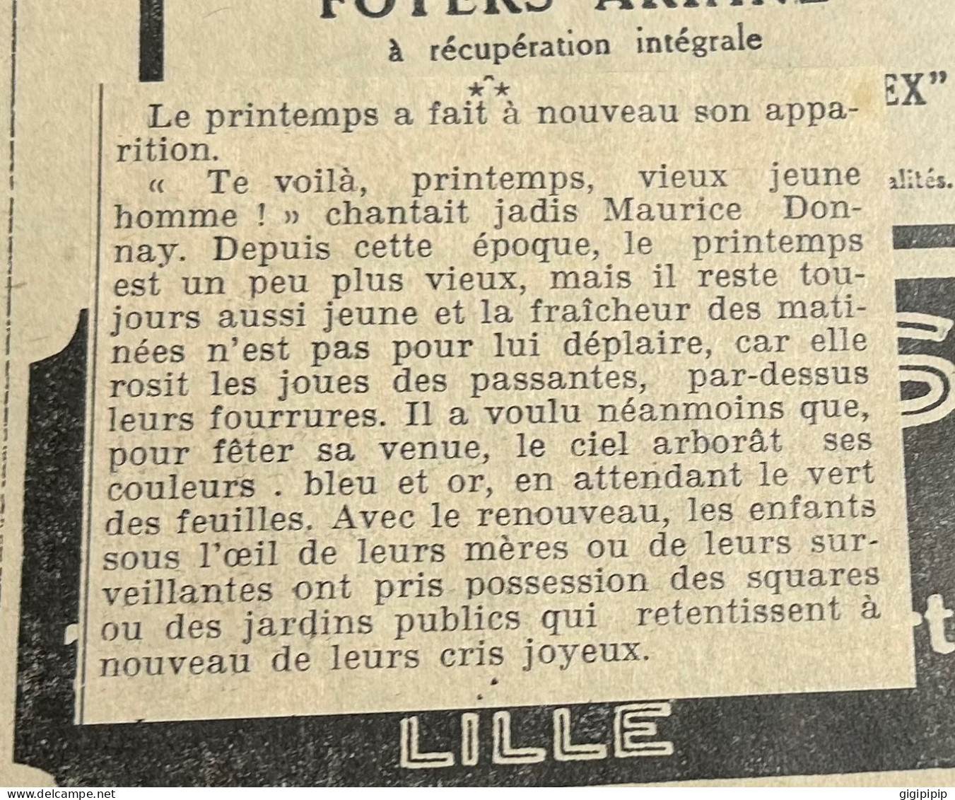 1930 GHI14 PRINTEMPS. - Les Enfants Dans Les Jardins Publics à Paris. - Collections