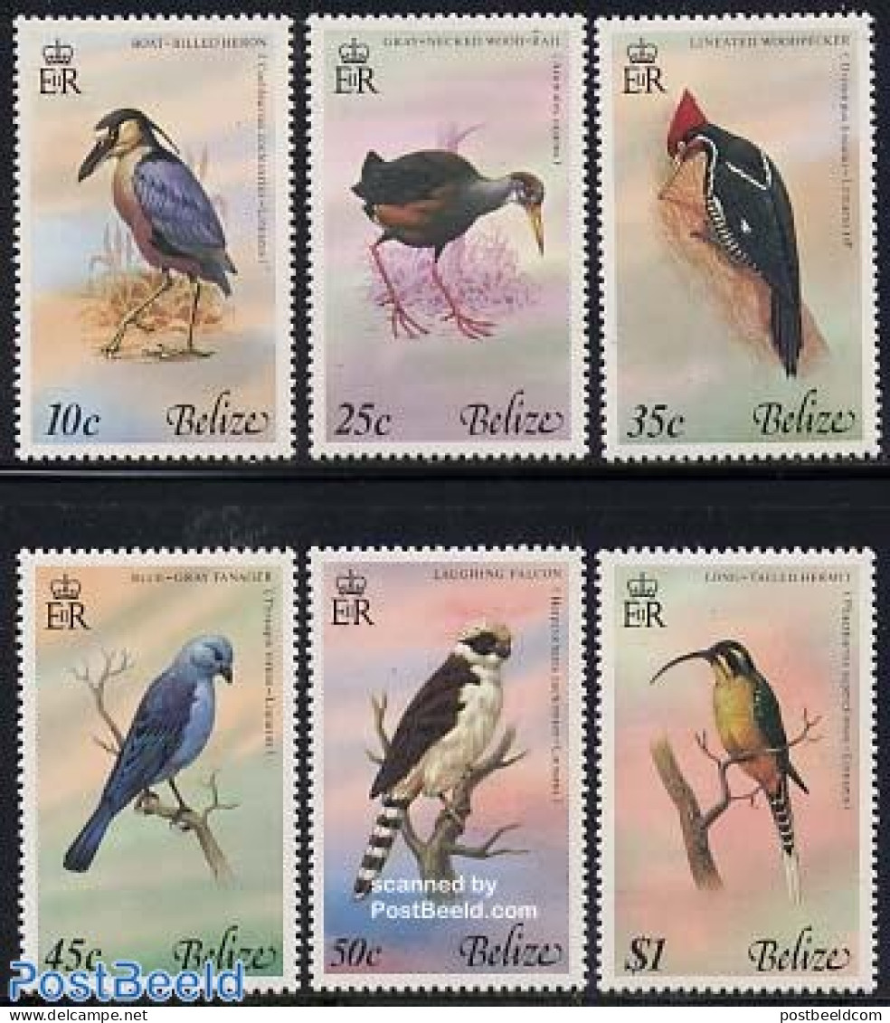 Belize/British Honduras 1979 Birds 6v, Mint NH, Nature - Birds - Woodpeckers - Brits-Honduras (...-1970)