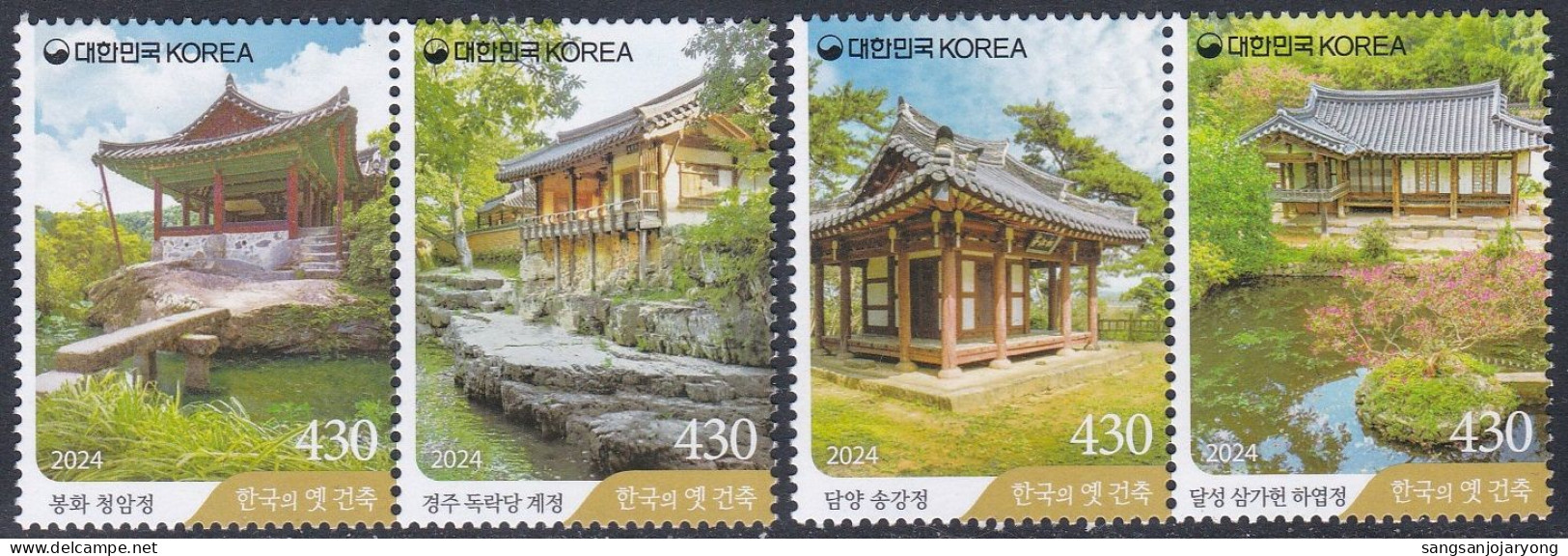 South Korea 2024 Historic Architecture, Jeongja, Pavilion, Gyejeong, Songgangjeong, Samgaheon Hayeopjeong - Other & Unclassified