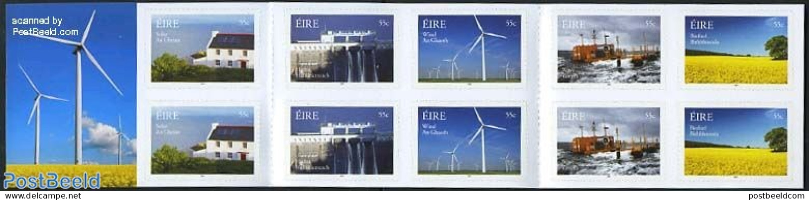 Ireland 2011 Renewable Energy Booklet, Mint NH, Nature - Science - Transport - Various - Environment - Water, Dams & F.. - Neufs