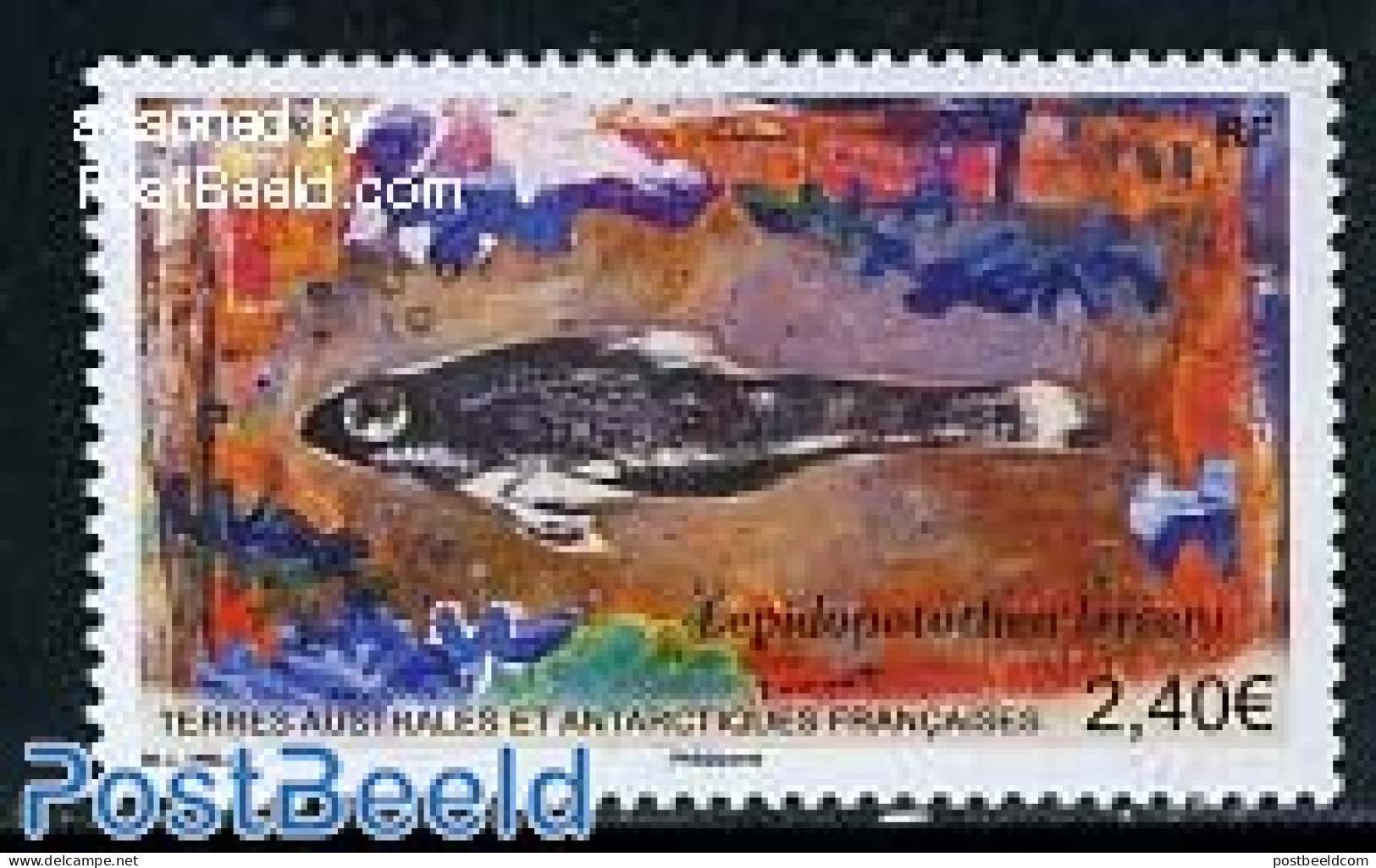 French Antarctic Territory 2012 Fish, Lepidonotothen Larseni 1v, Mint NH, Nature - Fish - Nuevos