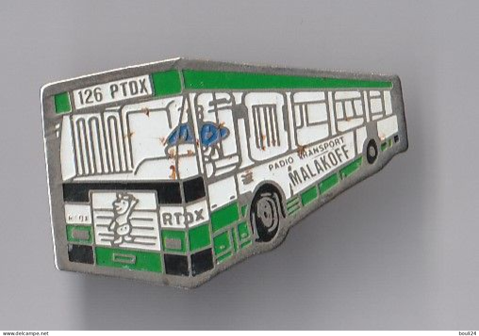 PIN'S THEME TRANSPORT   PARIS  MALAKOFF  BUS 126 PTDX - Transportation