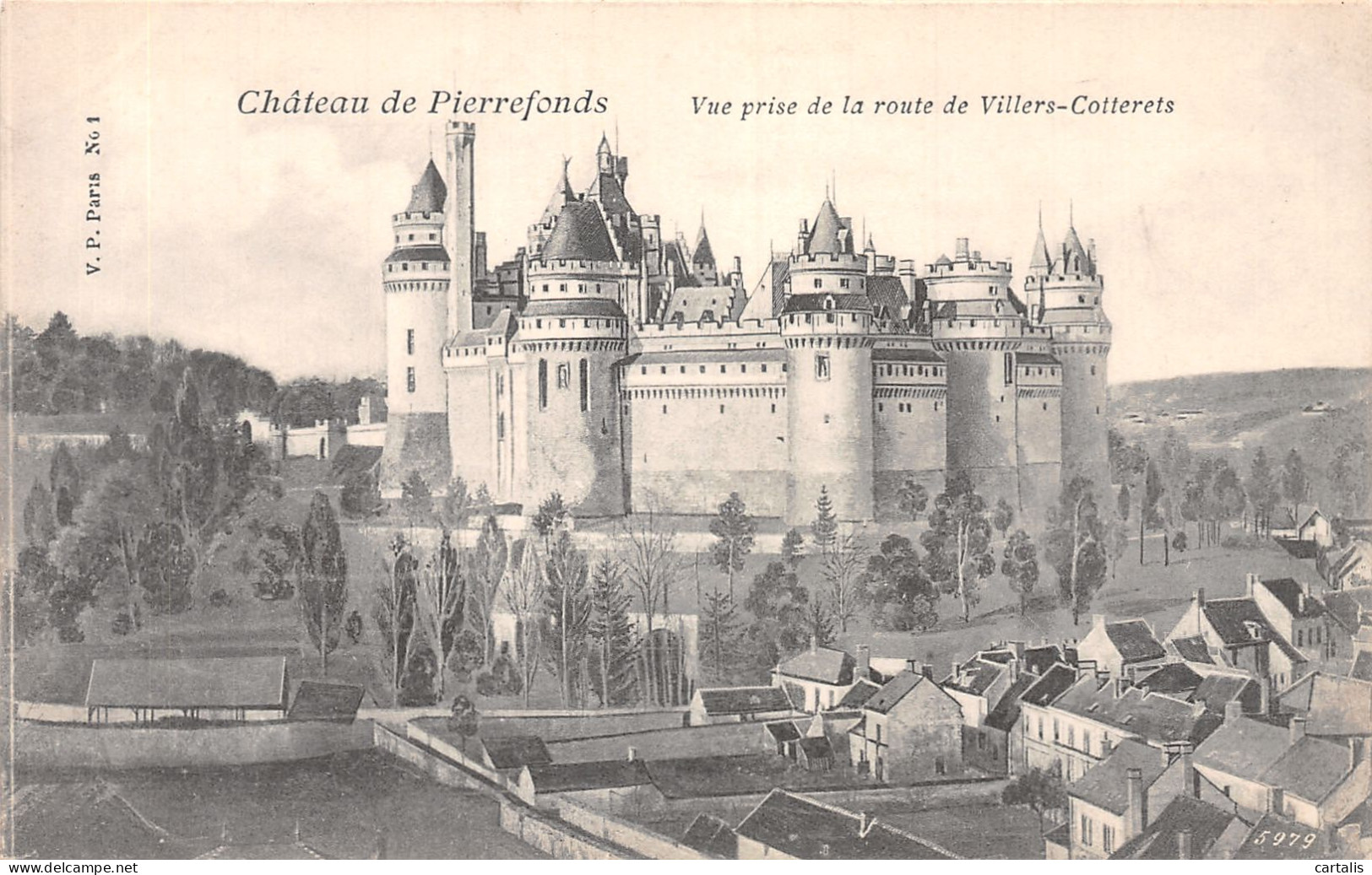 60-PIERREFONDS LE CHÂTEAU-N°4244-E/0223 - Pierrefonds