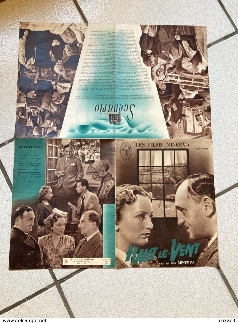 Affiche De Cinéma - HAUT-LE-VENT - Charles Vanel Et Mireille Balin , Les Films Minerva - Afiches