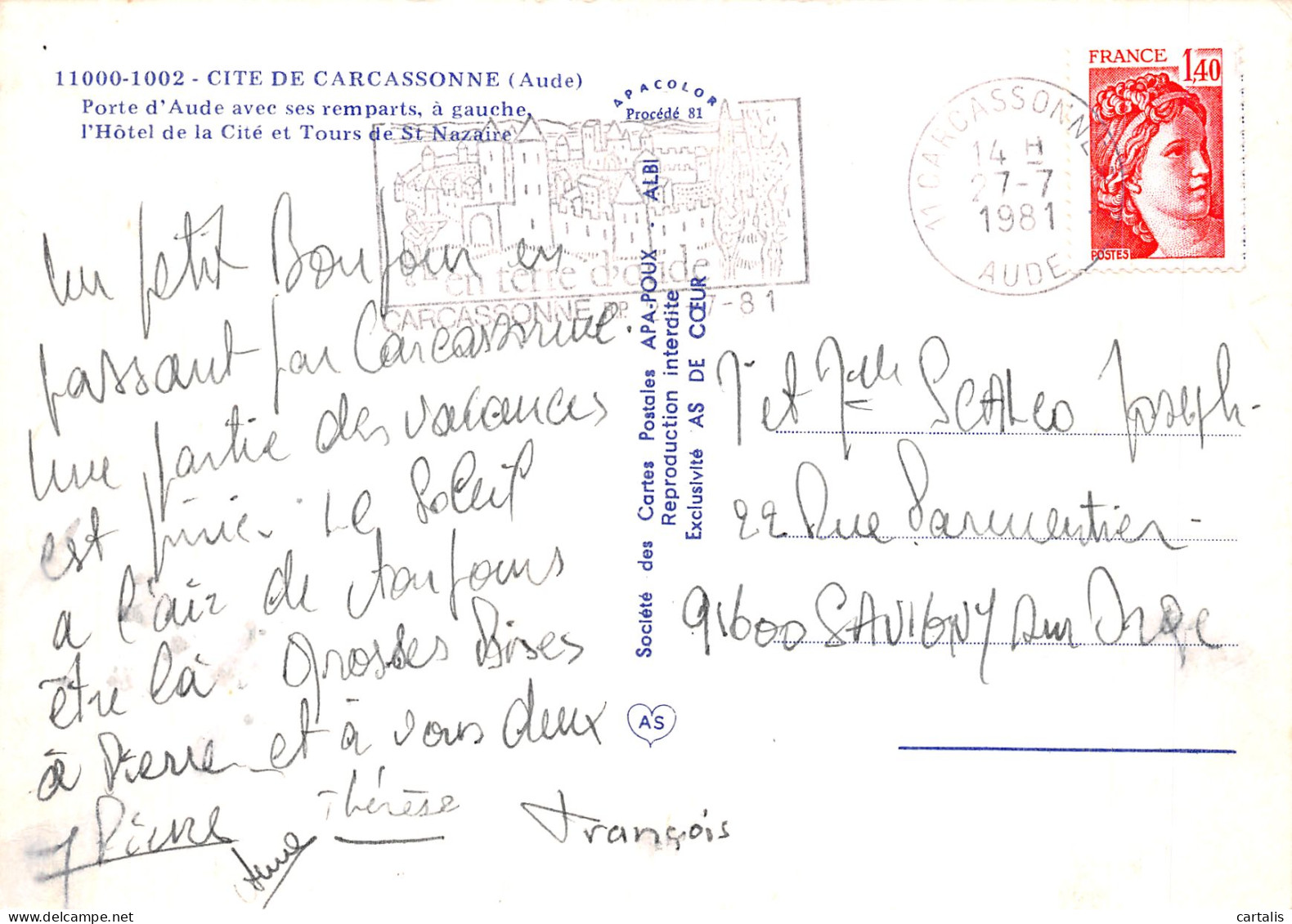 11-CARCASSONNE-N°4245-B/0173 - Carcassonne