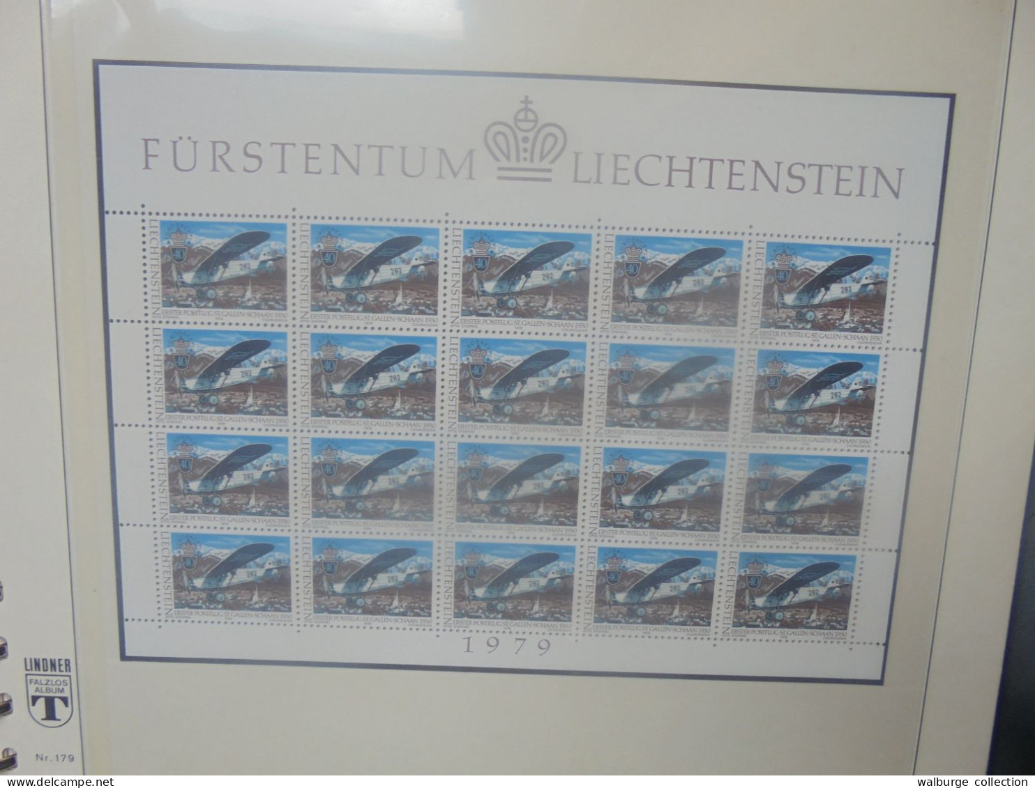 LIECHTENSTEIN 1963-1984 TRES BELLE COLLECTION NEUVE** Album "Lindner" A SAISIR !  (4390) 2 KILOS 700