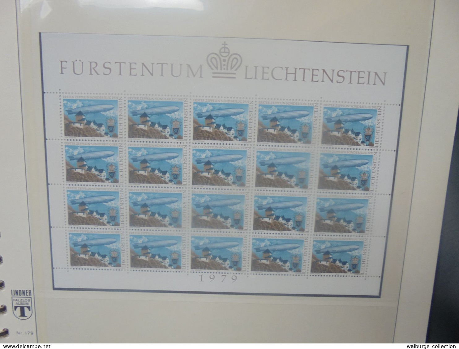 LIECHTENSTEIN 1963-1984 TRES BELLE COLLECTION NEUVE** Album "Lindner" A SAISIR !  (4390) 2 KILOS 700