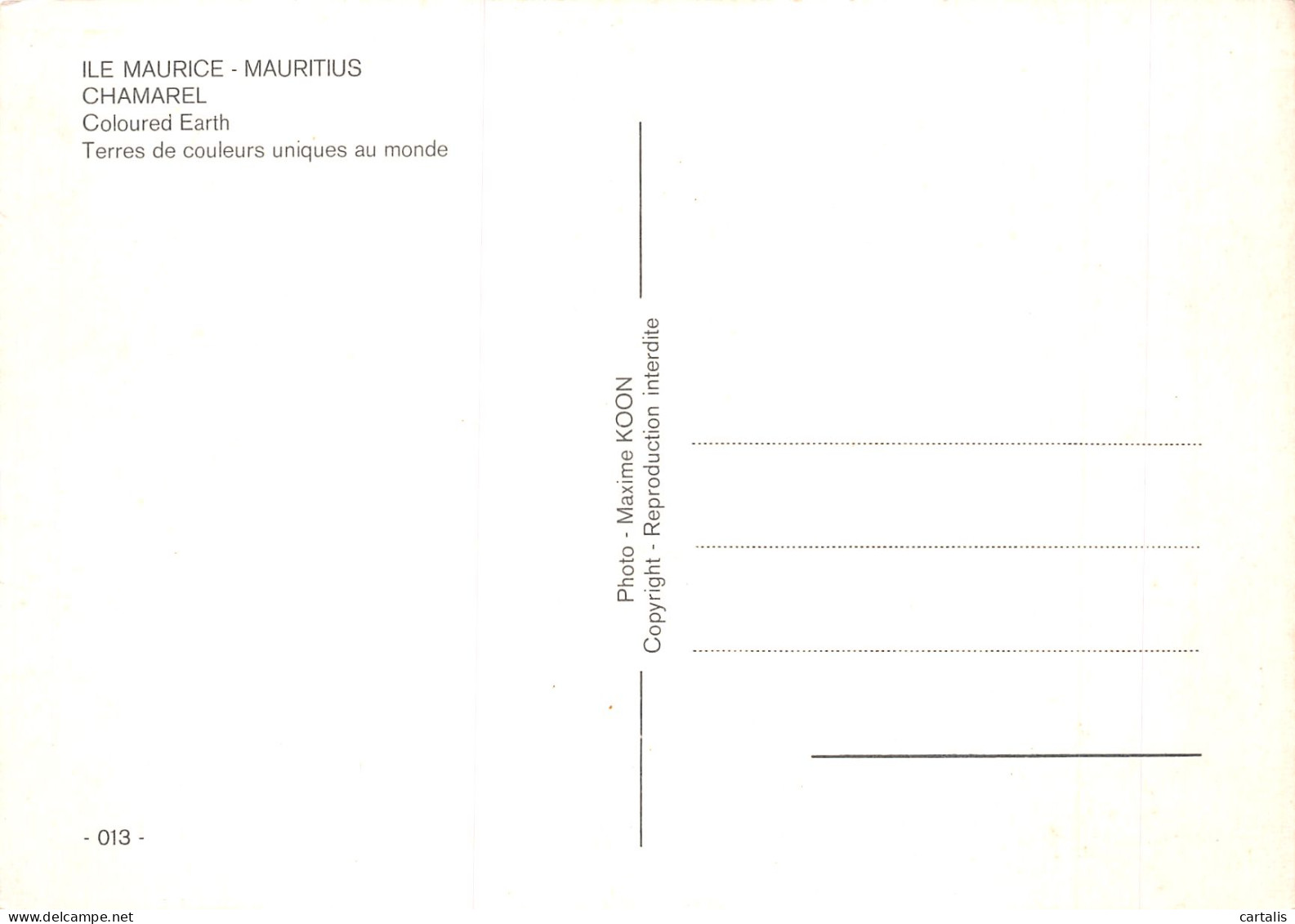 MAU-ILE MAURICE-N°4246-B/0377 - Mauritius