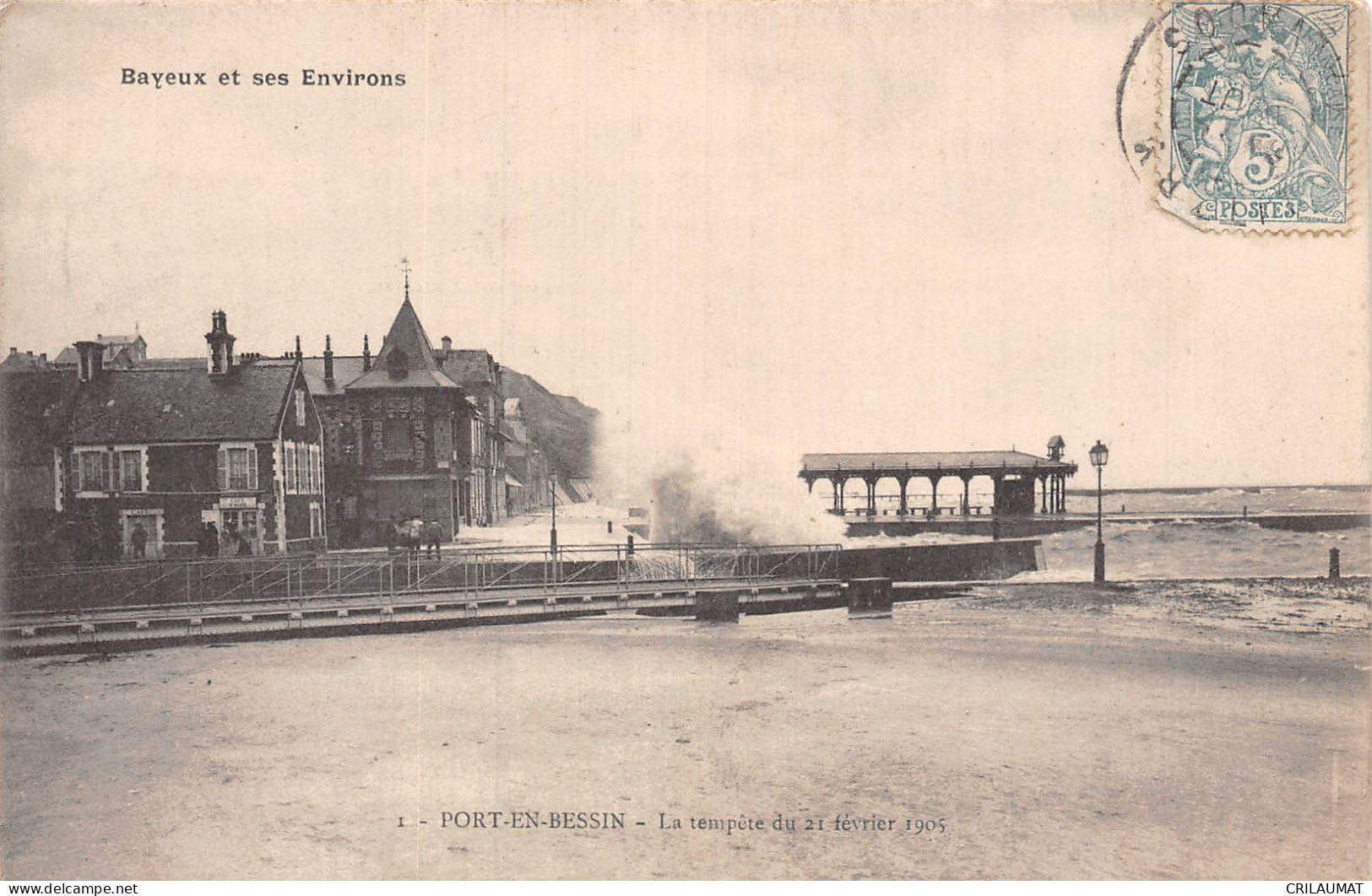 14-PORT EN BESSIN-N°T5055-A/0075 - Port-en-Bessin-Huppain