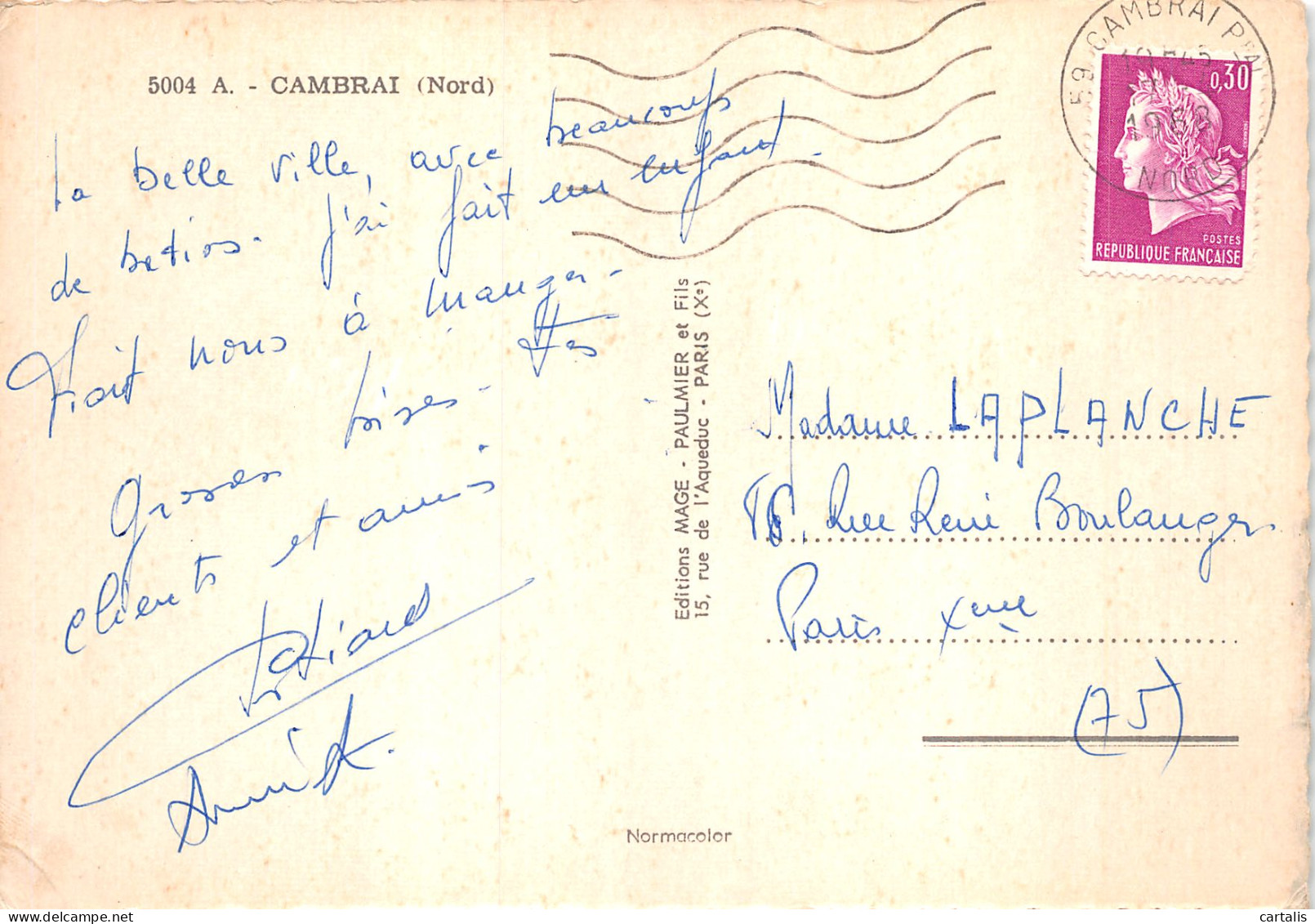 59-CAMBRAI-N°4247-D/0111 - Cambrai