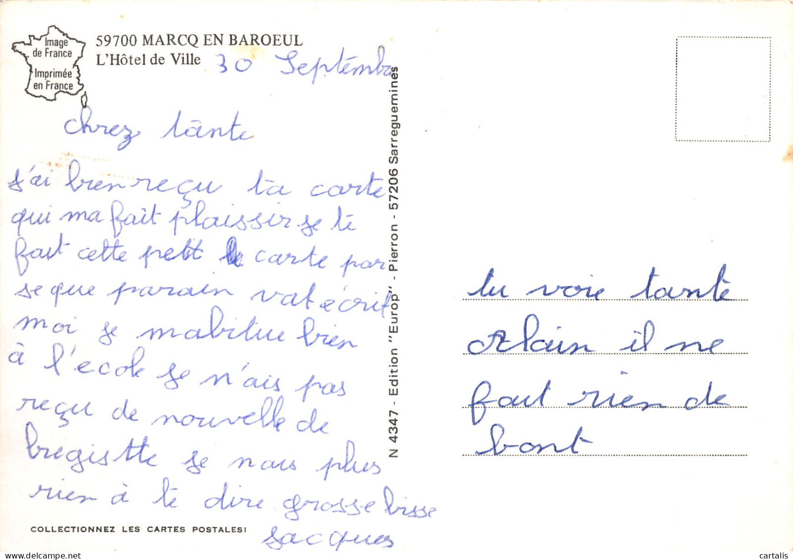 59-MARCQ EN BAROEUL-N°4247-D/0105 - Marcq En Baroeul