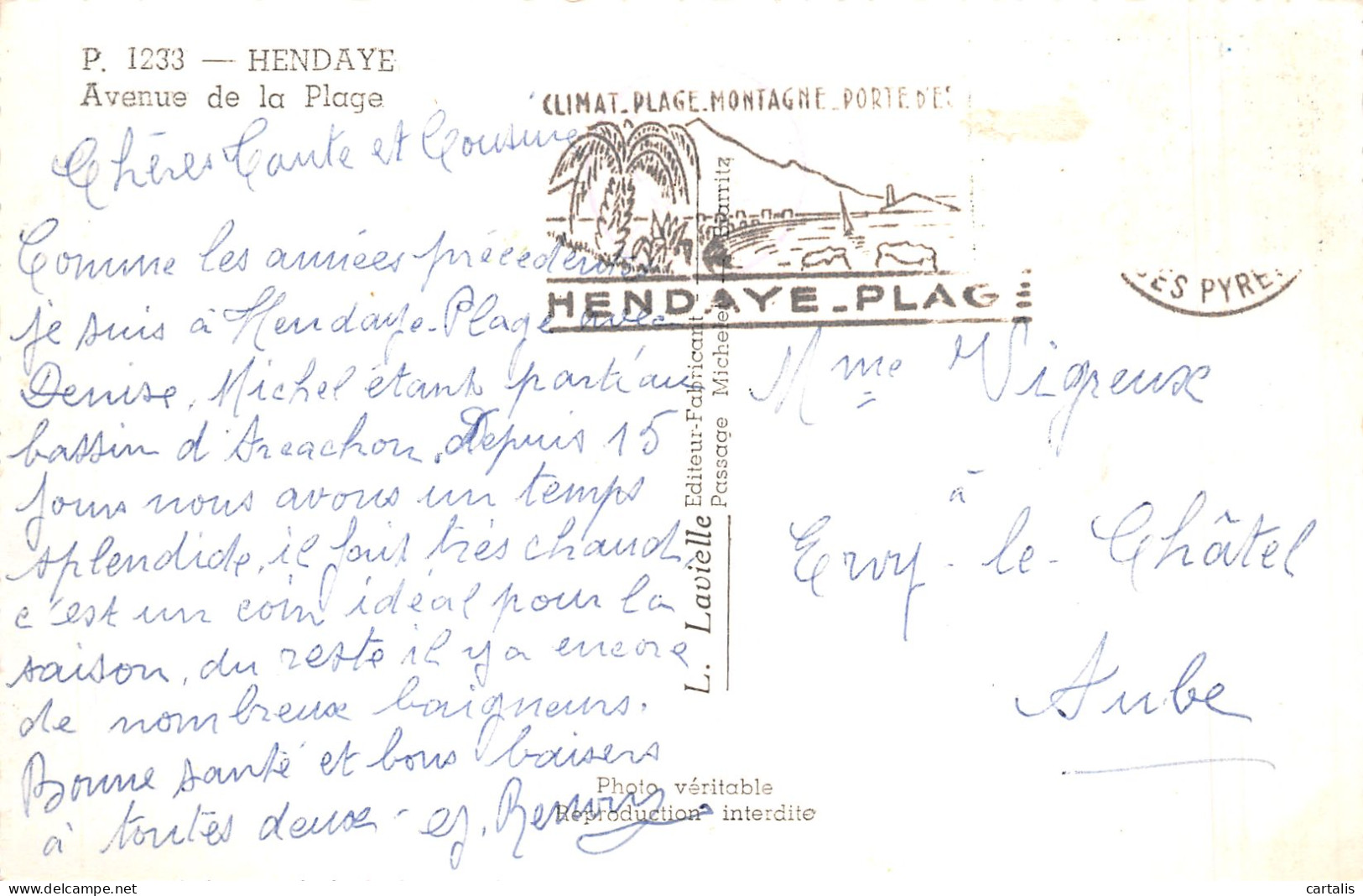 64-HENDAYE-N°4248-E/0141 - Hendaye