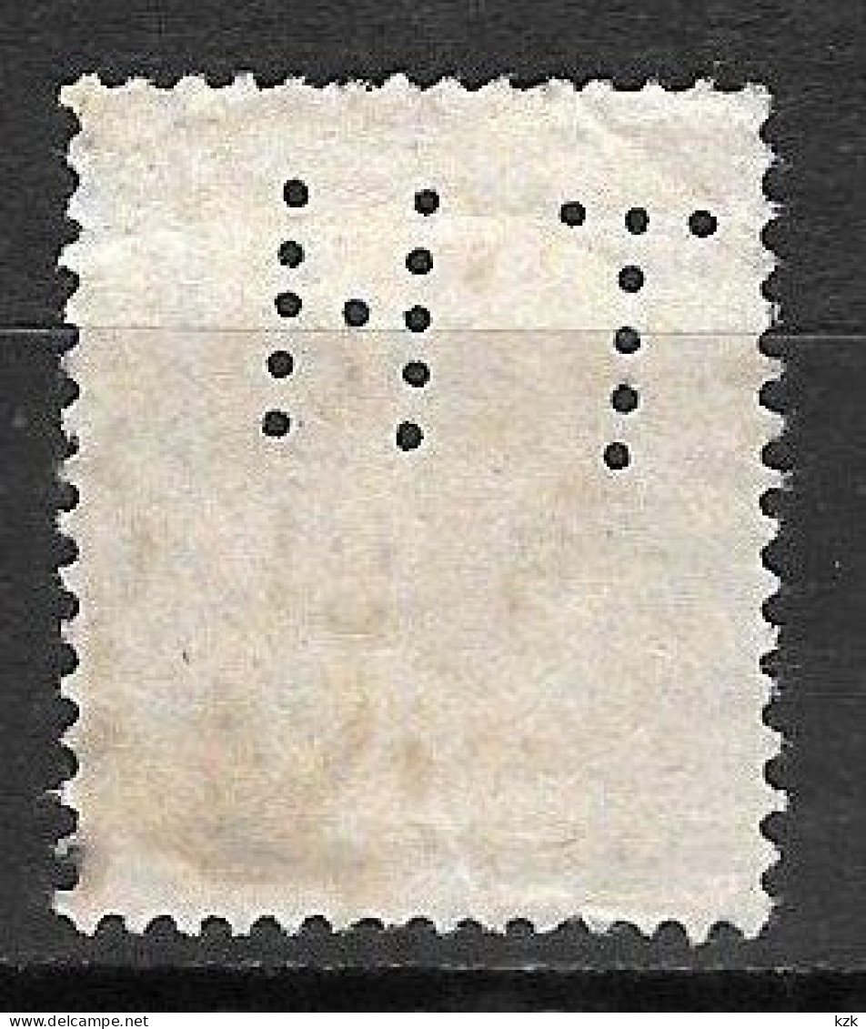 823	N°	137	Perforé	-	HT 78	-	SOCIETE THOMSON - Used Stamps