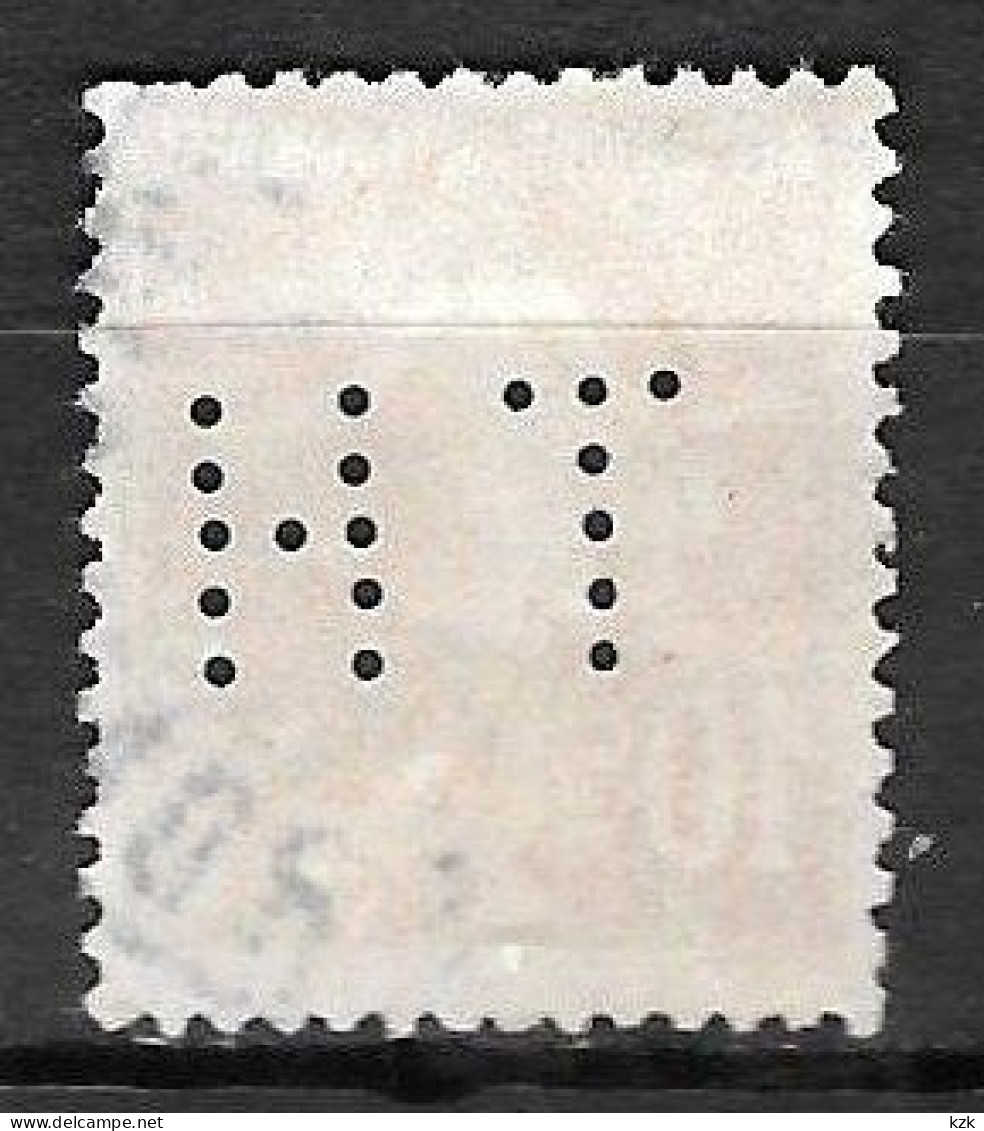 824	N°	138	Perforé	-	HT 78	-	SOCIETE THOMSON - Used Stamps