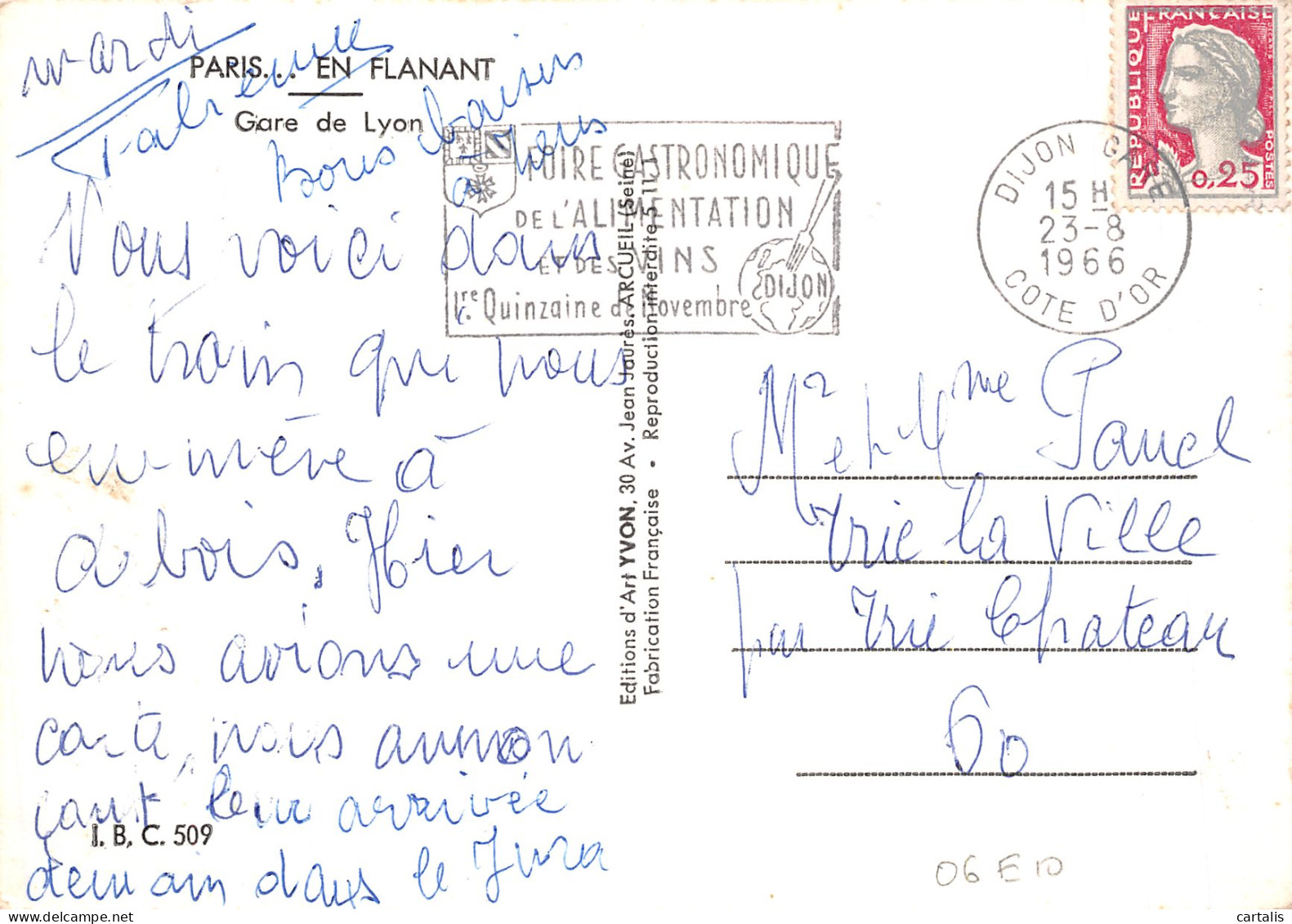 75-PARIS GARE DE LYON-N°4249-B/0351 - Métro Parisien, Gares