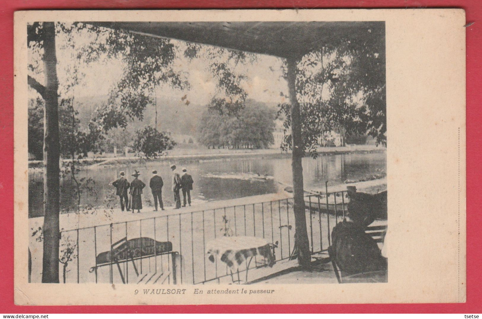 Waulsort - En Attendent Le Passeur  - 1921 ( Voir Verso ) - Hastière