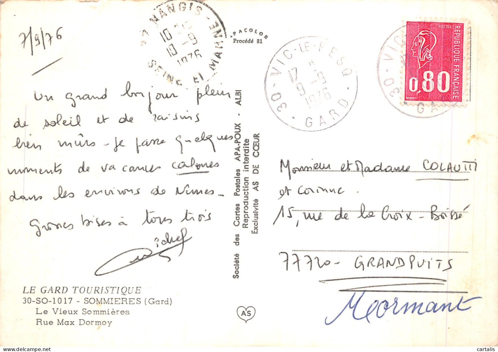 30-SOMMIERES-N°4249-D/0079 - Sommières