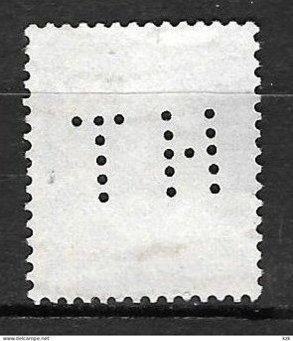 827	N°	140	Perforé	-	HT 78	-	SOCIETE THOMSON - Used Stamps