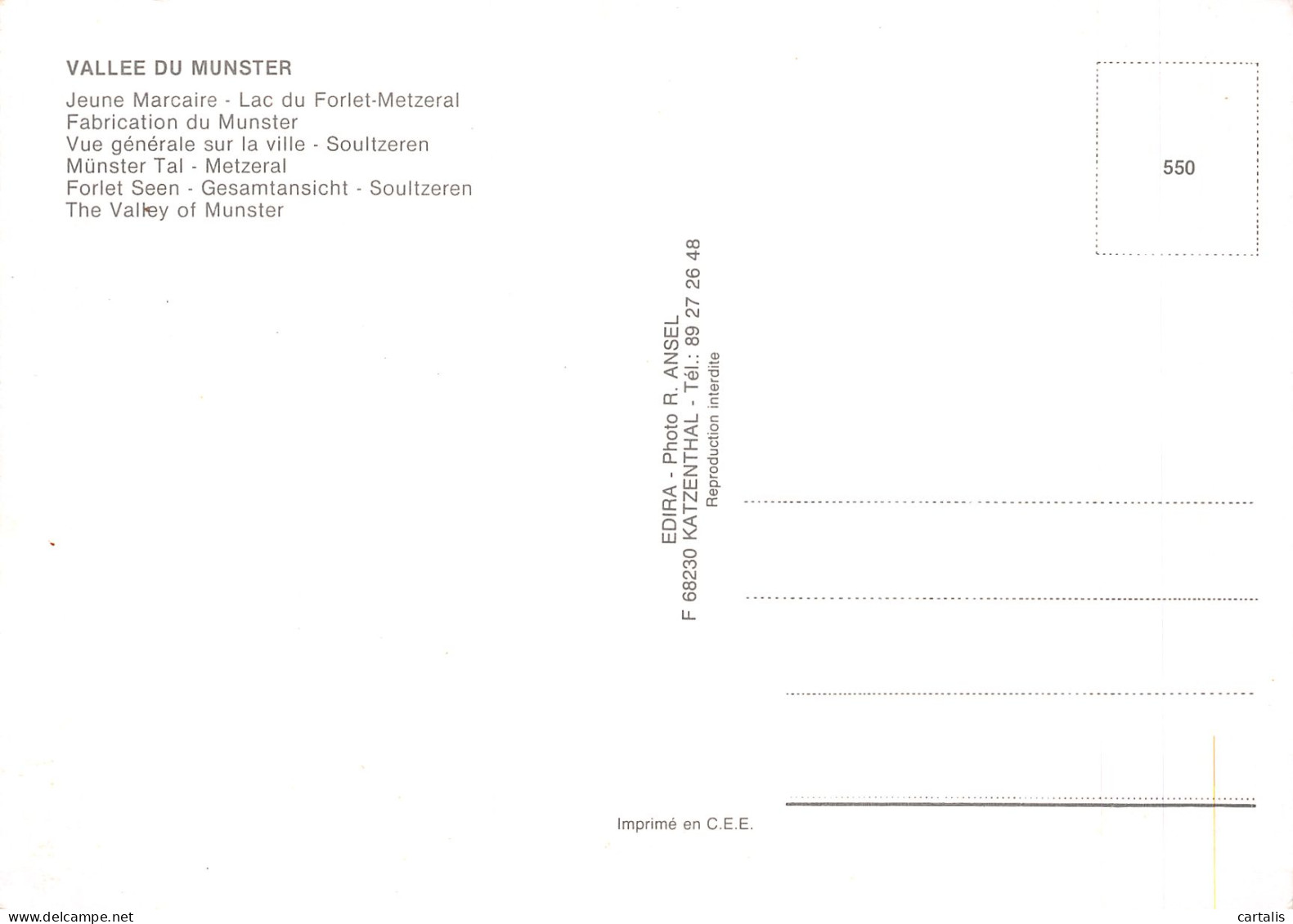 68-MUNSTER-N°4250-C/0271 - Munster