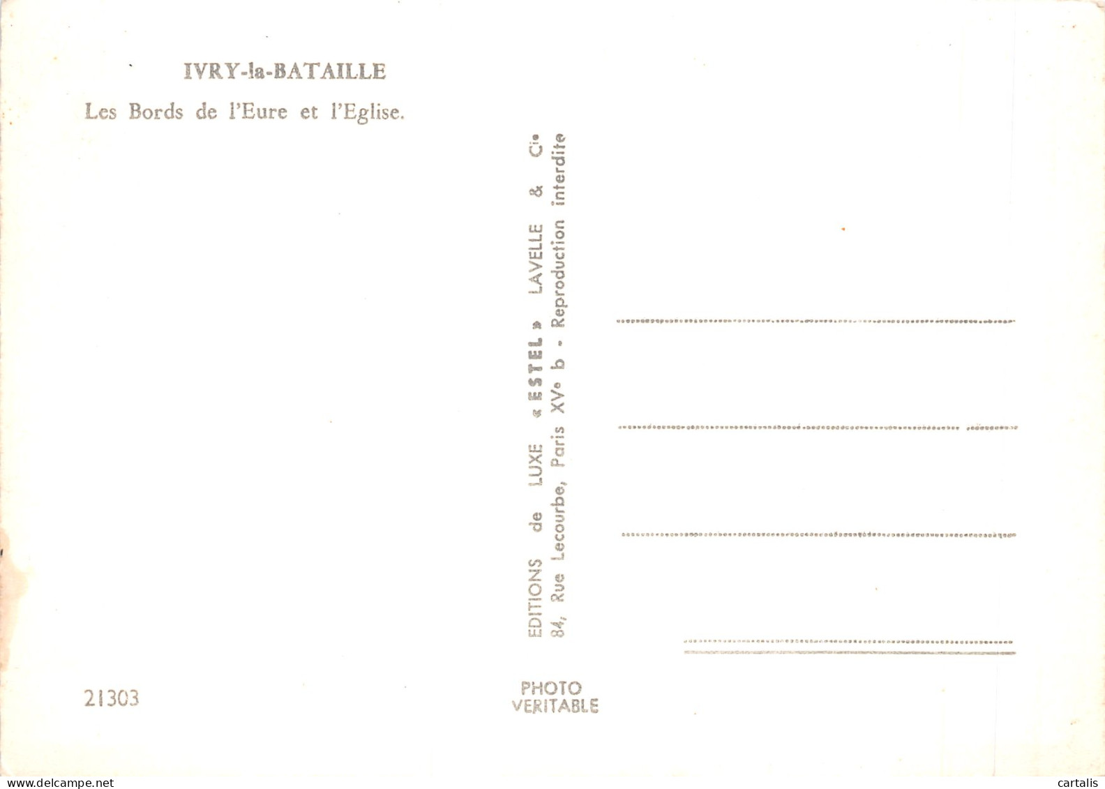 27-IVRY LA BATAILLE-N°4250-C/0119 - Ivry-la-Bataille