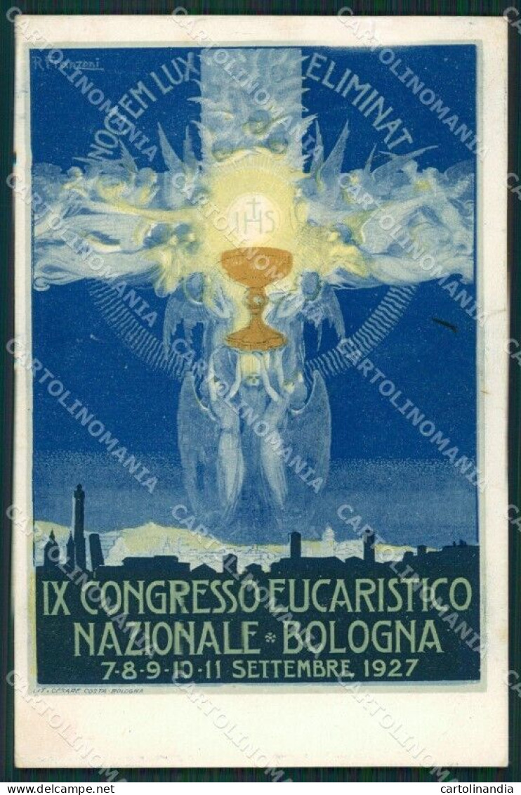 Bologna Città Congresso Eucaristico Franzoni Cartolina KVM0021 - Bologna