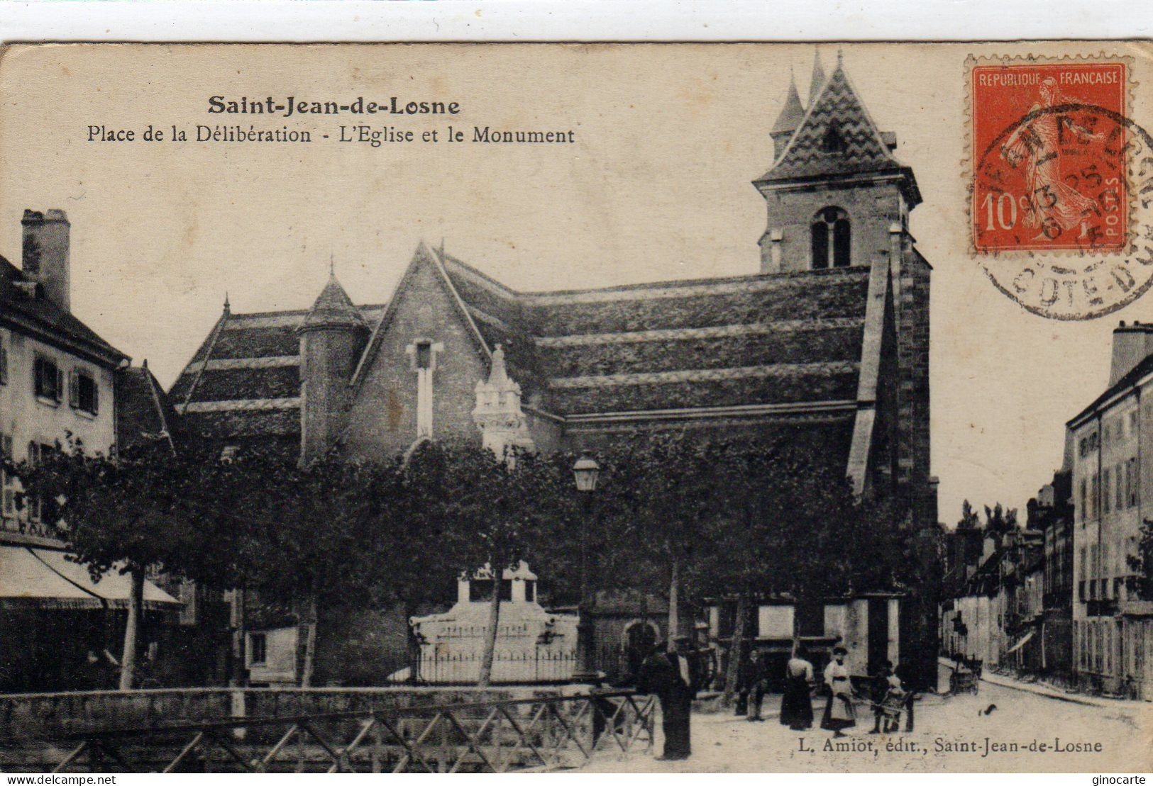 St Saint Jean De Losne Place De La Liberation Le Monument - Altri & Non Classificati