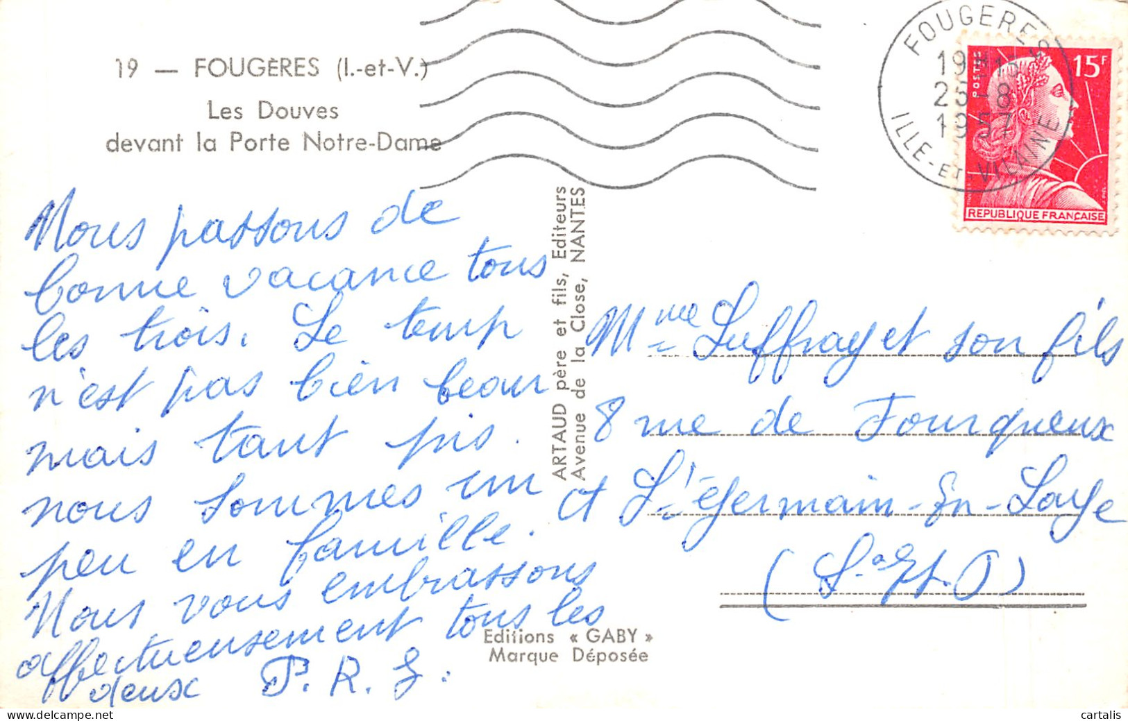 35-FOUGERES-N°4250-E/0029 - Fougeres