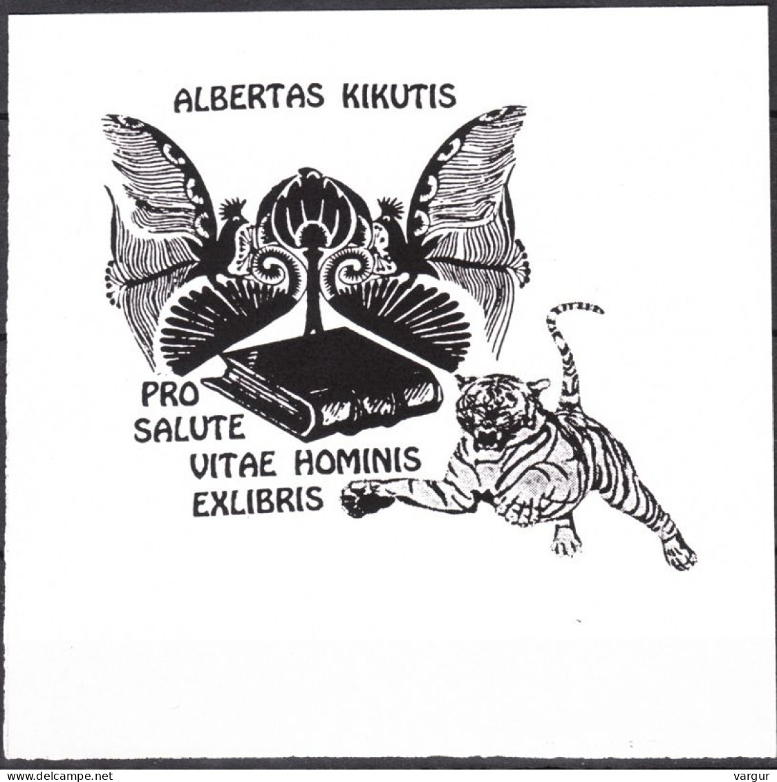 EXLIBRIS / Bookplate LITHUANIA Sapiro For Kikutis - Exlibris