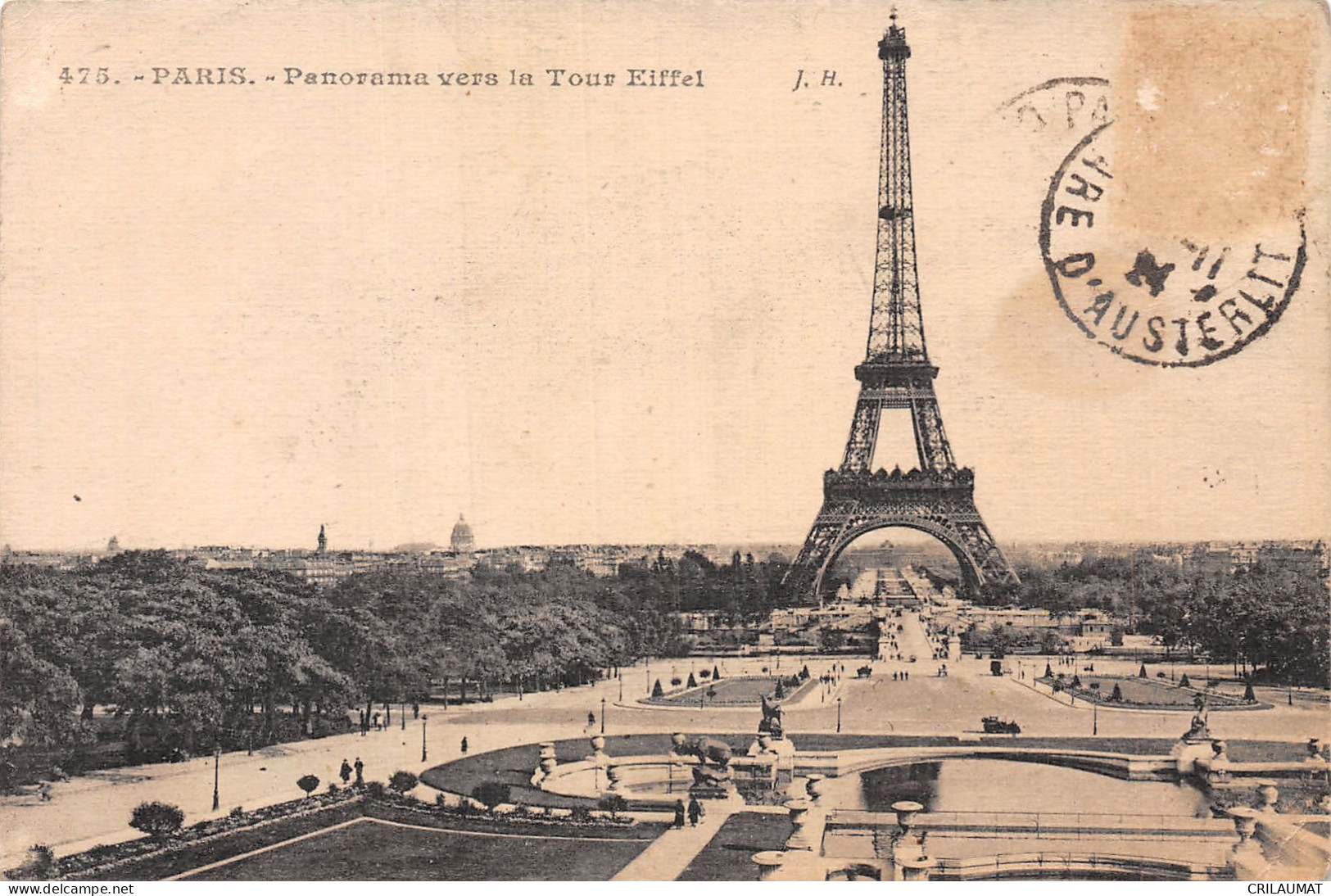 75-PARIS LA TOUR EIFFEL-N°T5057-C/0055 - Eiffelturm