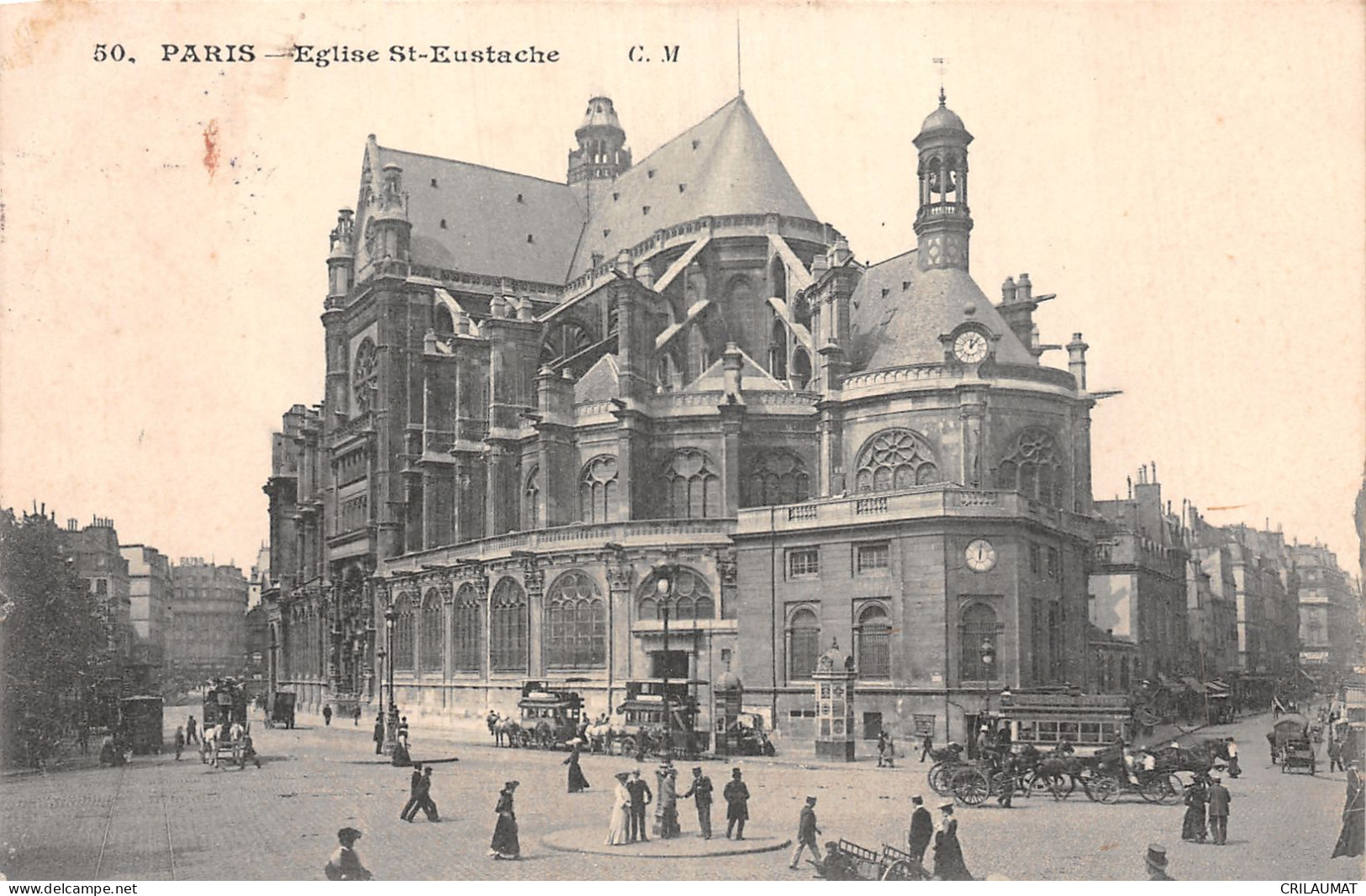 75-PARIS EGLISE SAINT EUSTACHE-N°T5057-B/0323 - Kerken