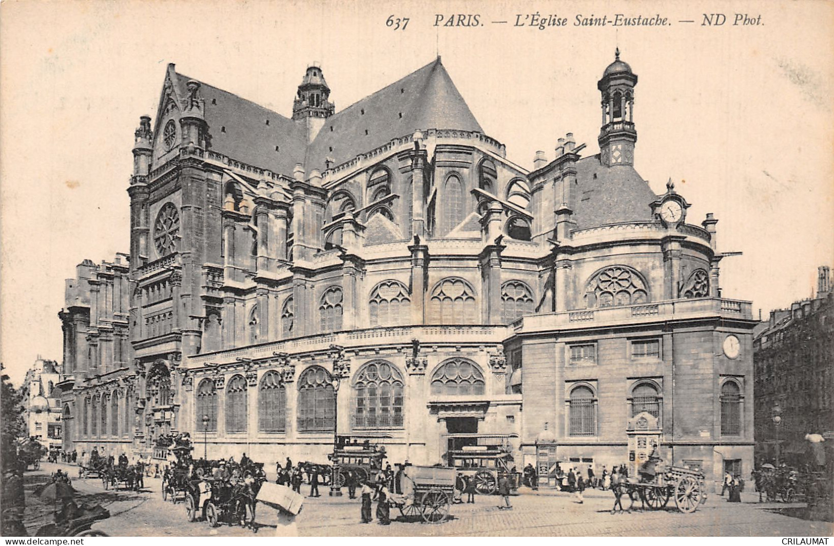 75-PARIS EGLISE SAINT EUSTACHE-N°T5057-B/0229 - Eglises