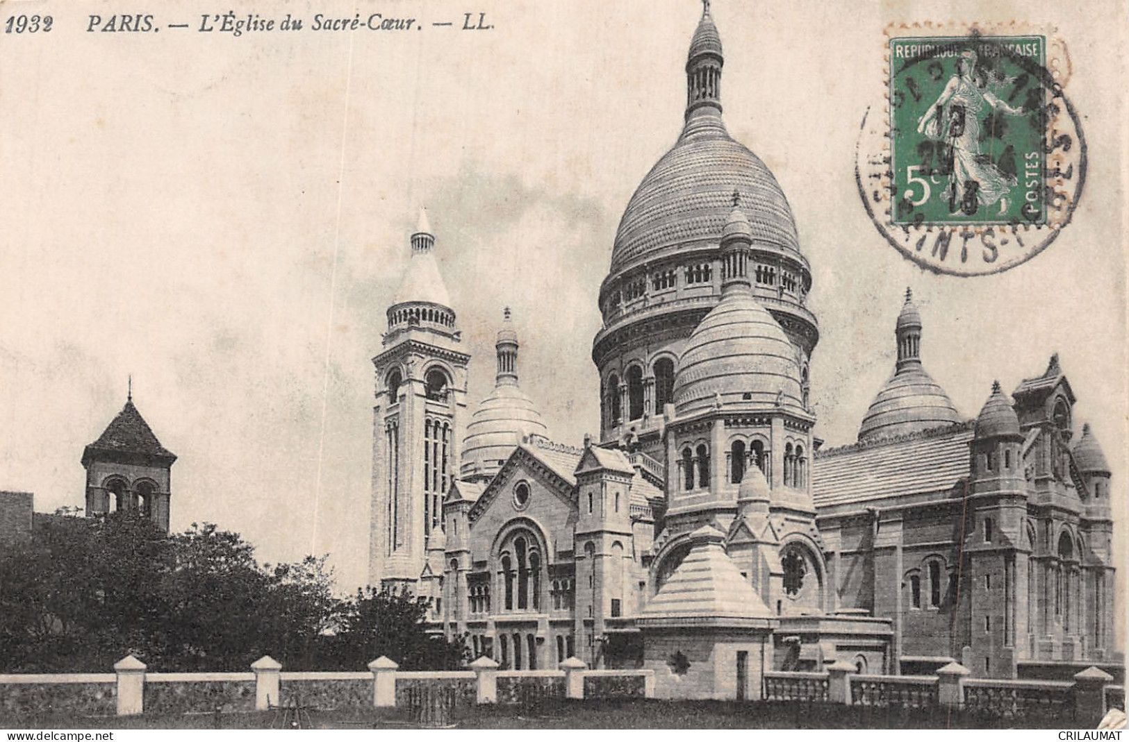 75-PARIS EGLISE SU SACRE CŒUR-N°T5057-B/0131 - Eglises