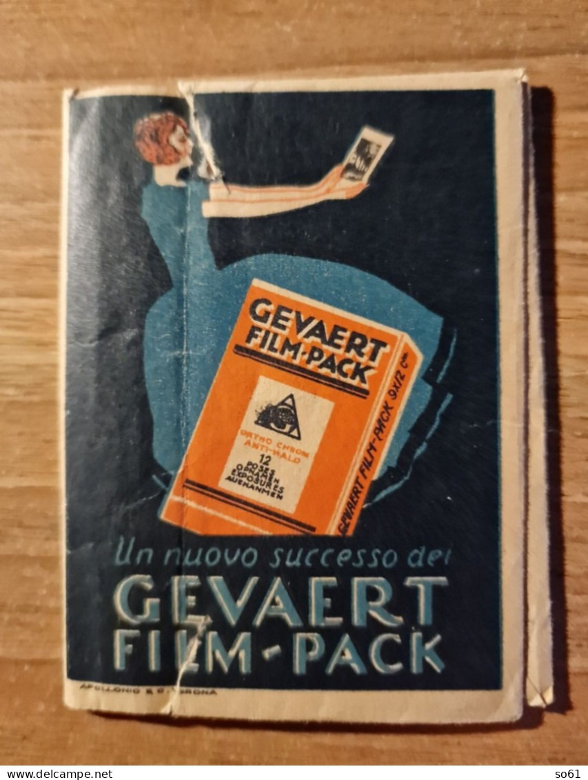 19288.   Gevaert Film Pack Porta Foto Negativi D'epoca - Zubehör & Material